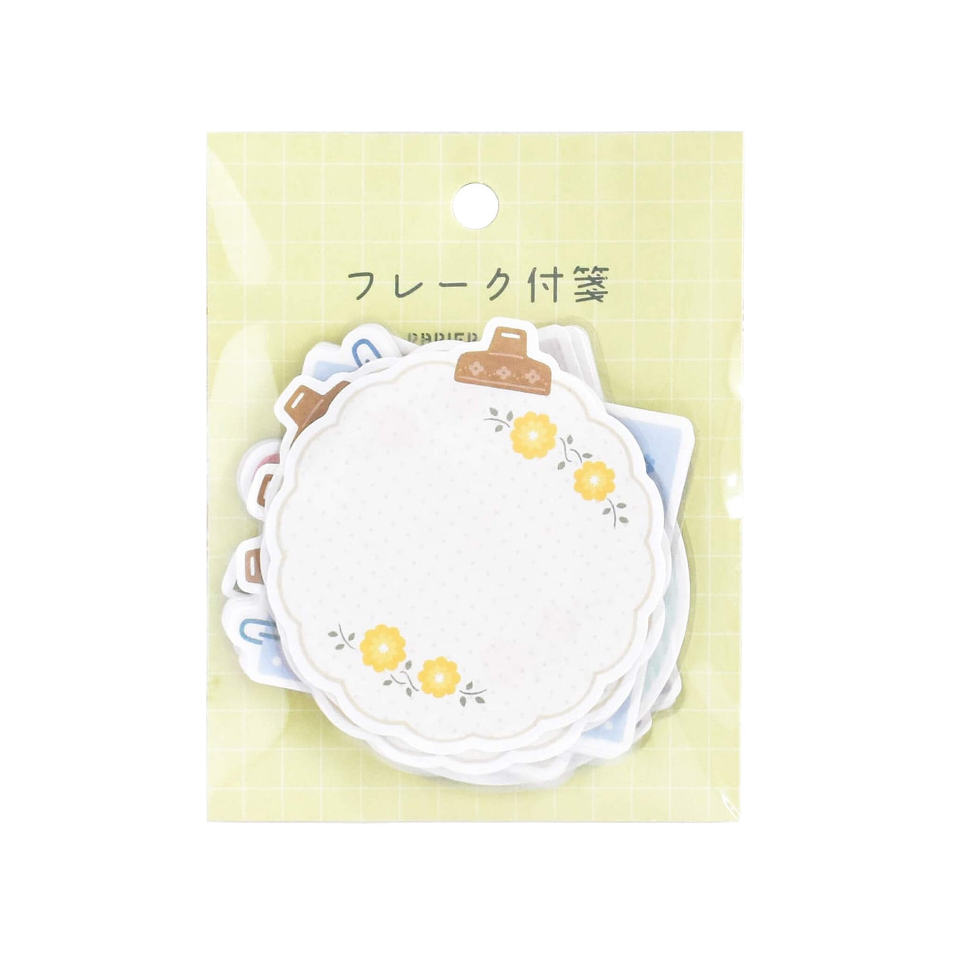 Papier Platz Flake Sticky Notes - Flower - Sticky Notes