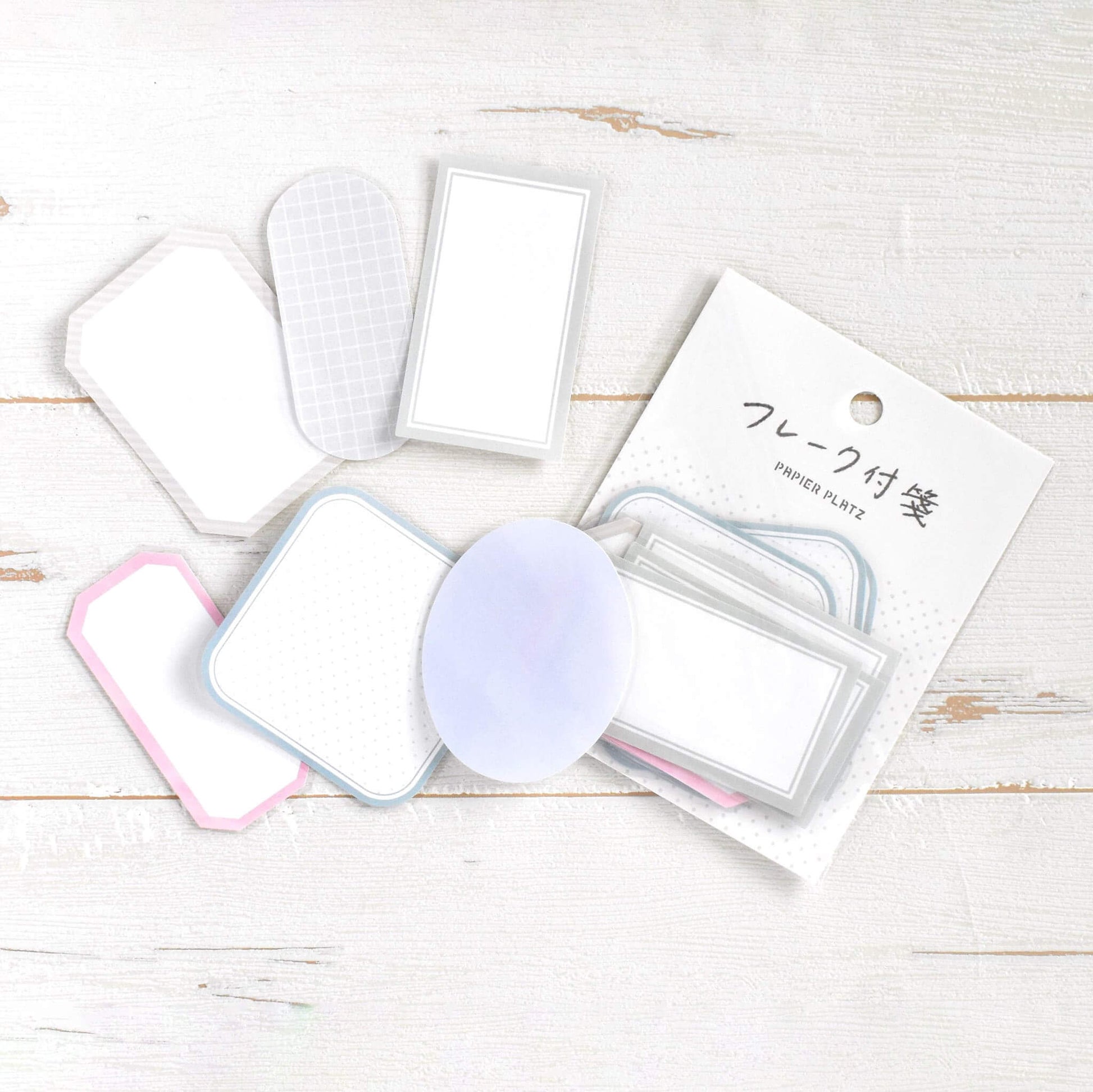 Papier Platz Flake Sticky Notes - Simple Frame - Sticky Notes