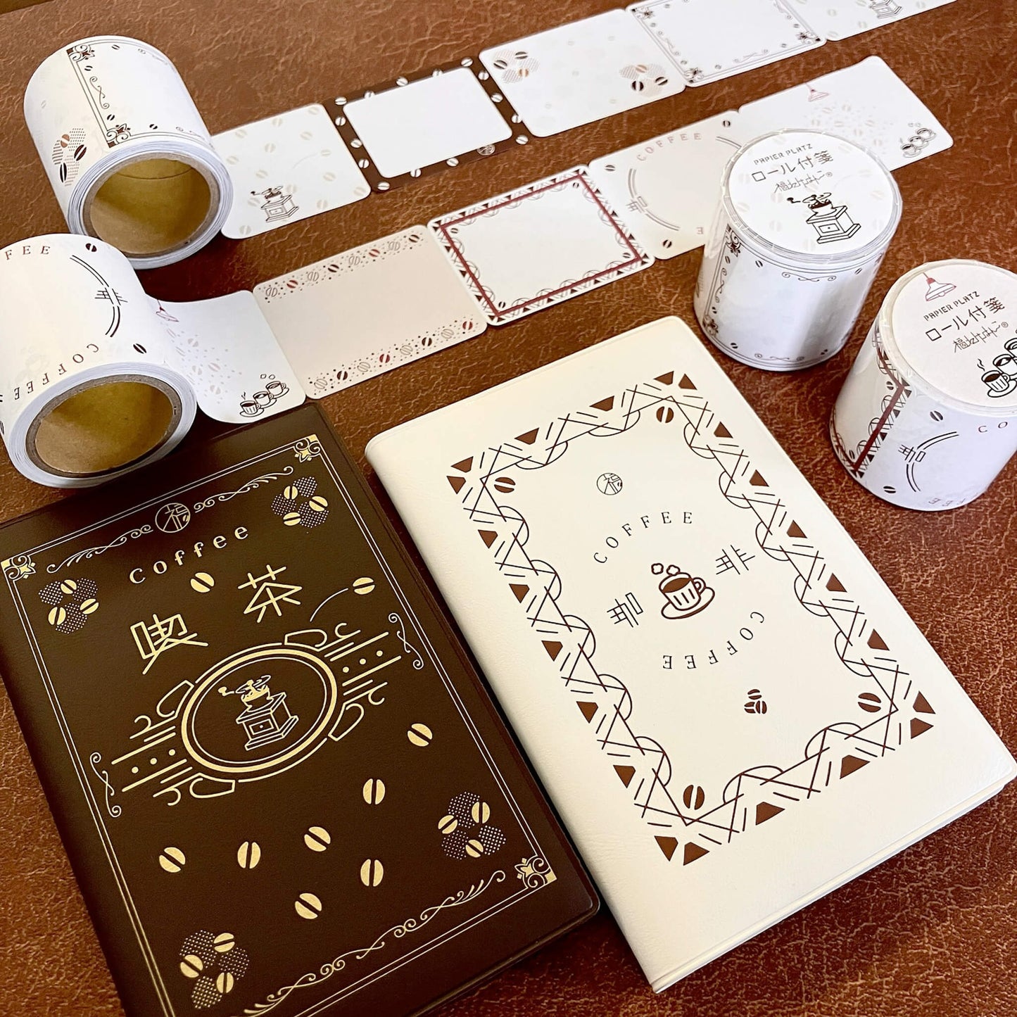 Papier Platz × Fukuwake Pocket Log Notebook - Coffee Grinder - Notebooks