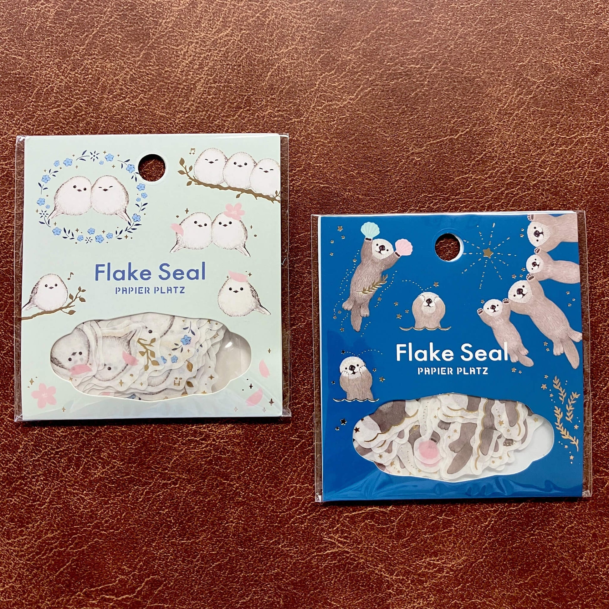 Papier Platz × MILINA Gold Foil Flake Sticker - Love Racco - Flake Stickers