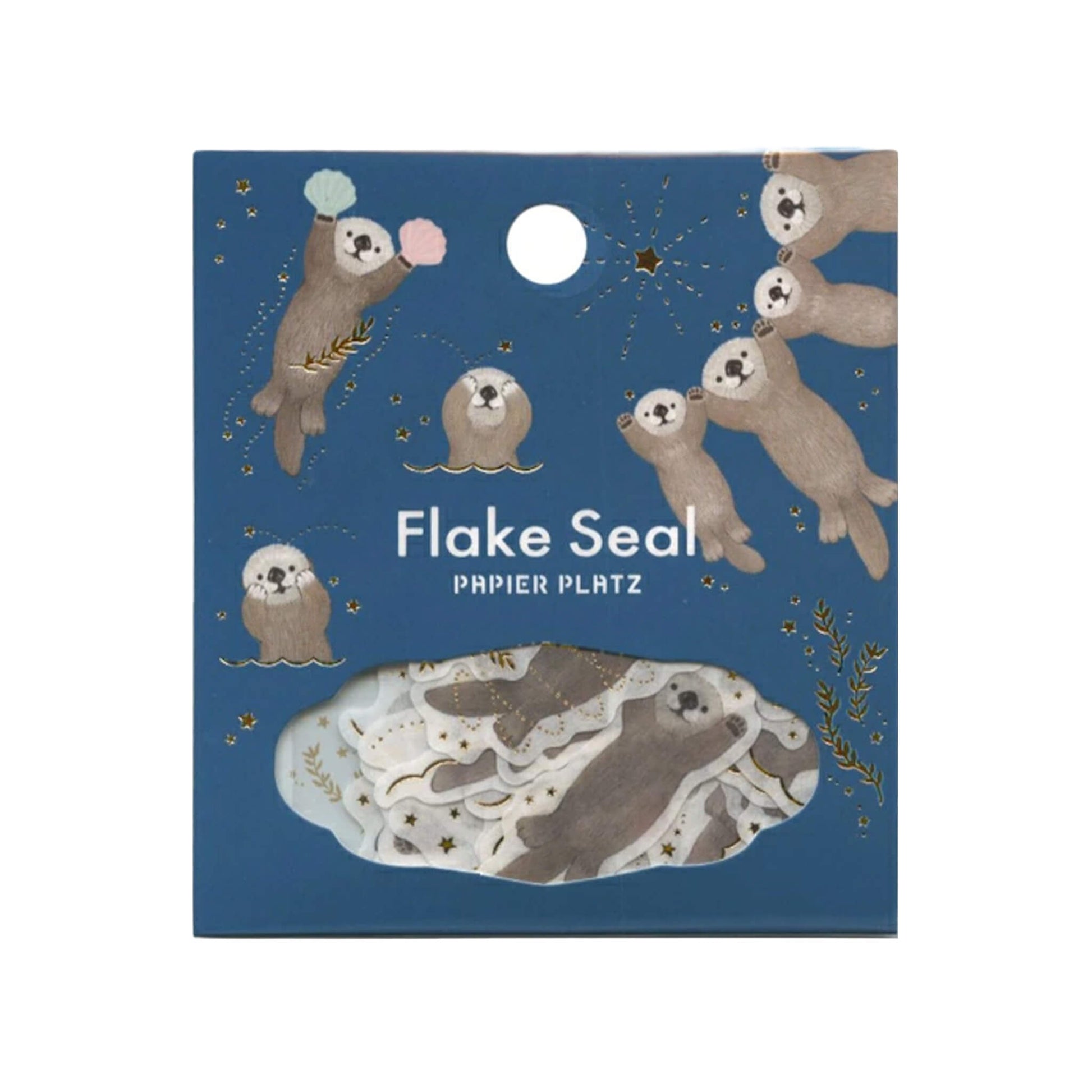 Papier Platz × MILINA Gold Foil Flake Sticker - Love Racco - Flake Stickers