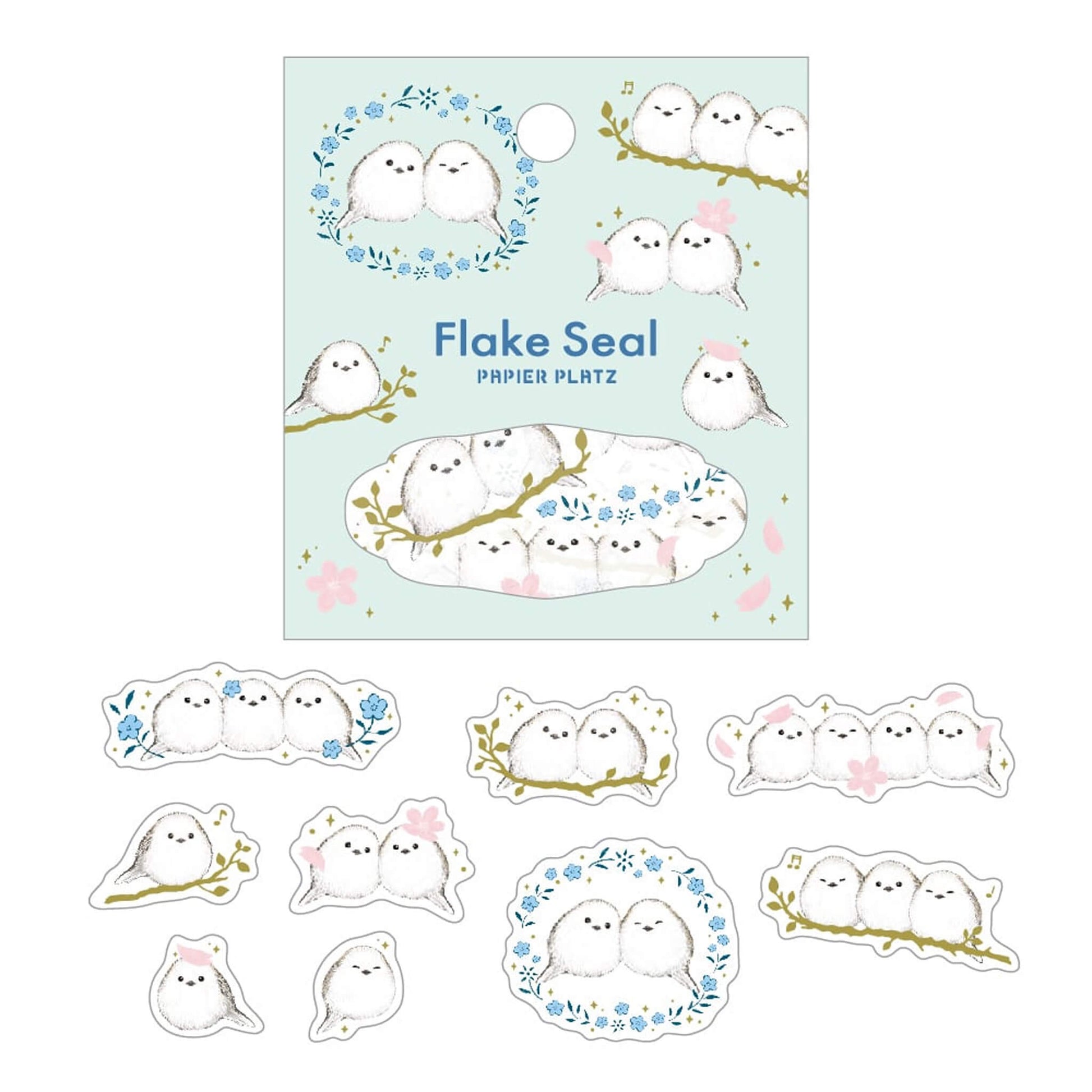 Papier Platz × MILINA Gold Foil Flake Sticker - Love Shimaenage - Flake Stickers