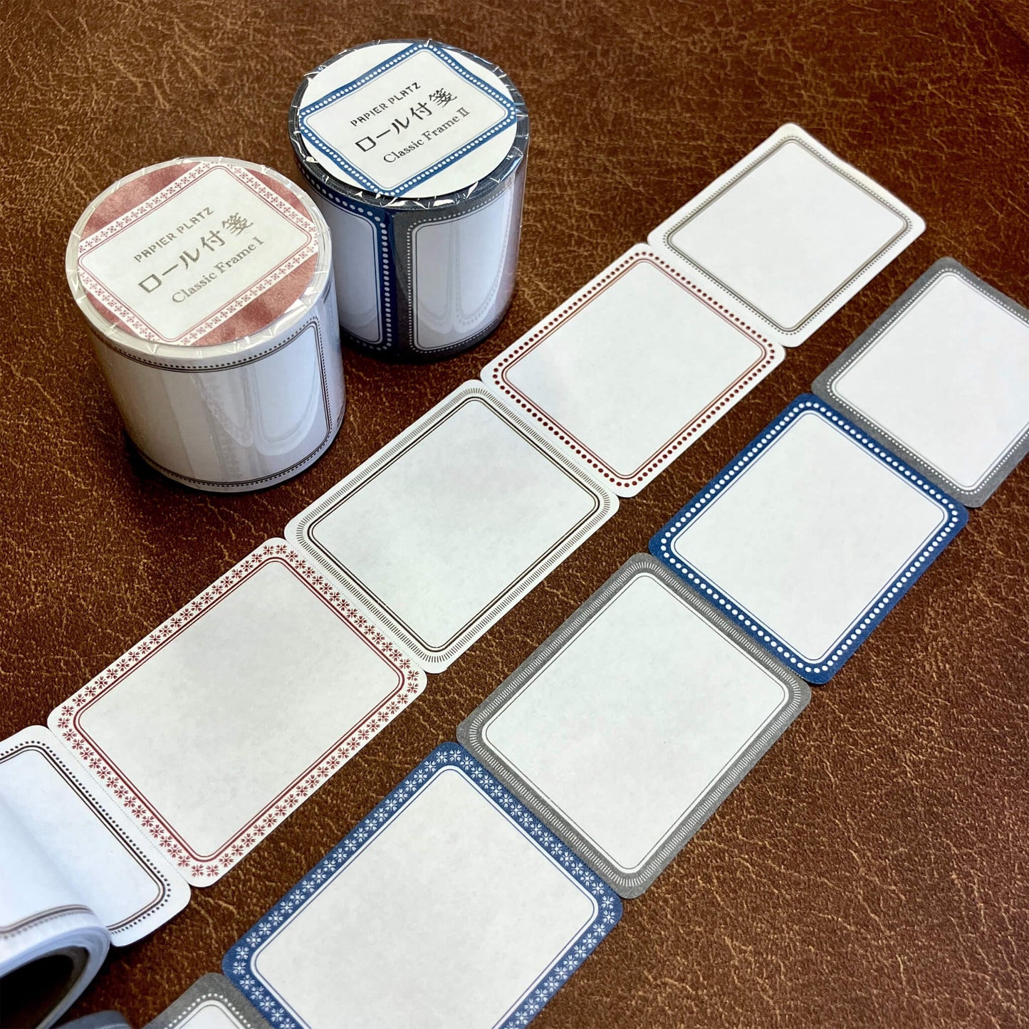 Papier Platz Roll Sticky Notes Classic Frame - Classic Frame 1 Red - Sticky Notes