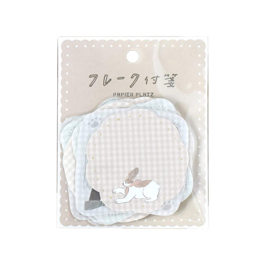 Papier Platz × Tobimatsu Shoichiro Flake Sticky Notes - Gingham Club - Sticky Notes