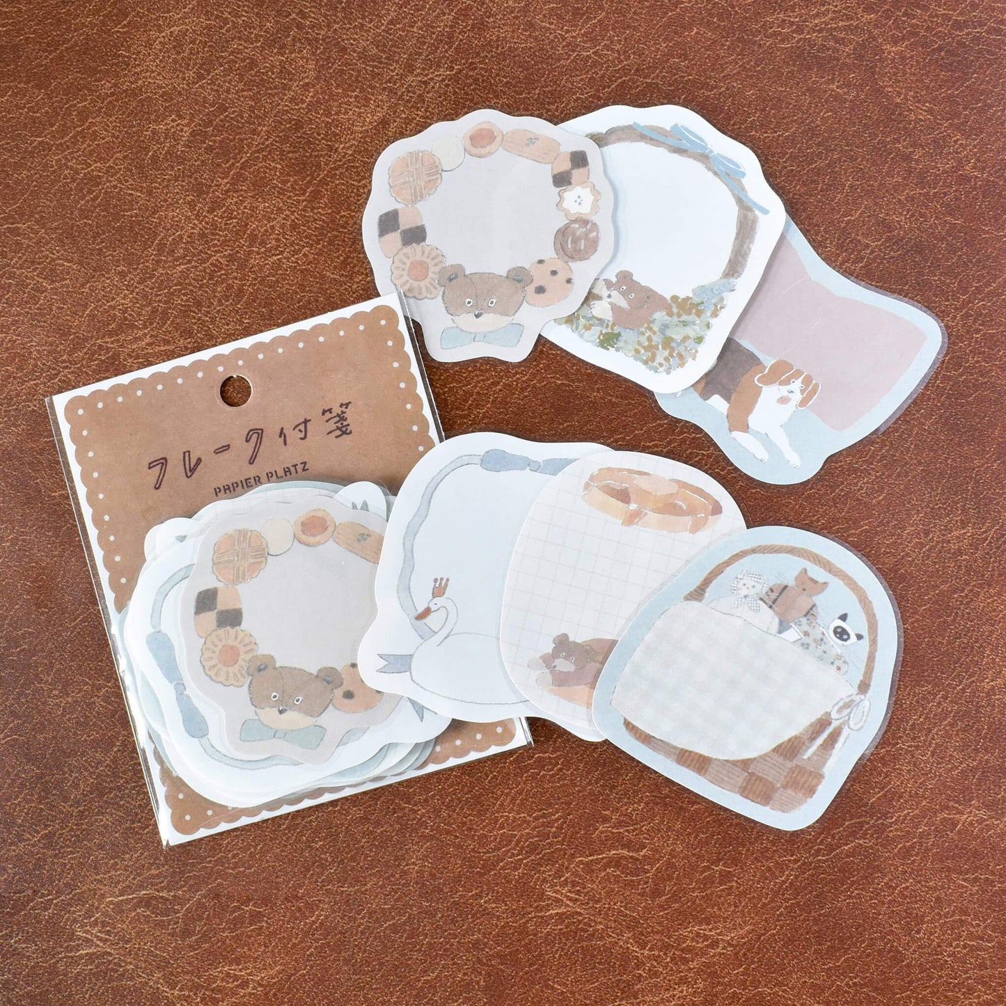 Papier Platz × Tobimatsu Shoichiro Flake Sticky Notes - Various Motifs - Sticky Notes