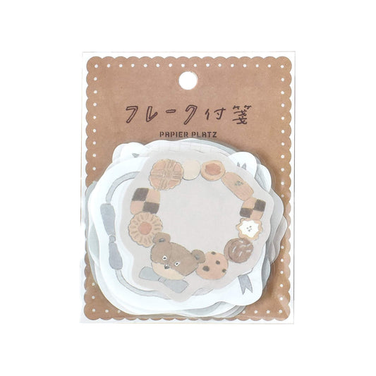 Papier Platz × Tobimatsu Shoichiro Flake Sticky Notes - Various Motifs - Sticky Notes