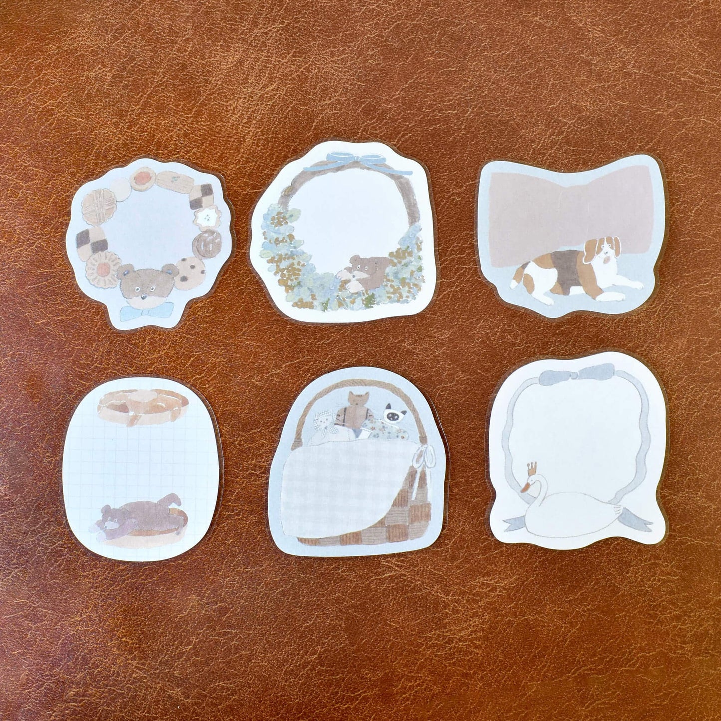 Papier Platz × Tobimatsu Shoichiro Flake Sticky Notes - Various Motifs - Sticky Notes