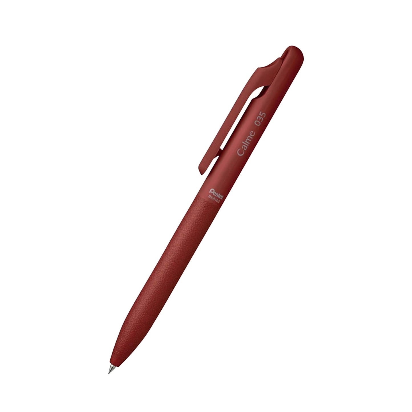 Pentel Calme Ballpoint Pen 0.35mm - Red (Red Ink) - Ballpoint Pens