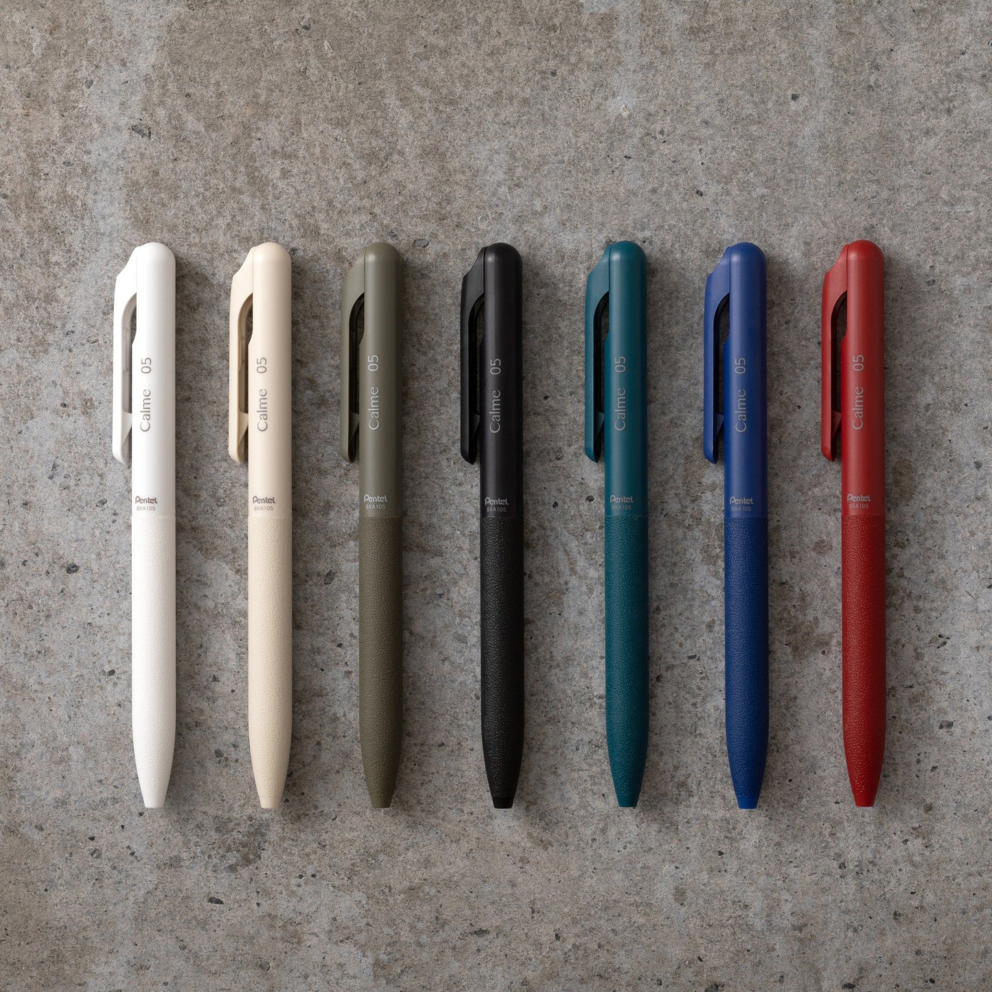 Pentel Calme Ballpoint Pen 0.5mm Black Ink - Beige - Ballpoint Pens