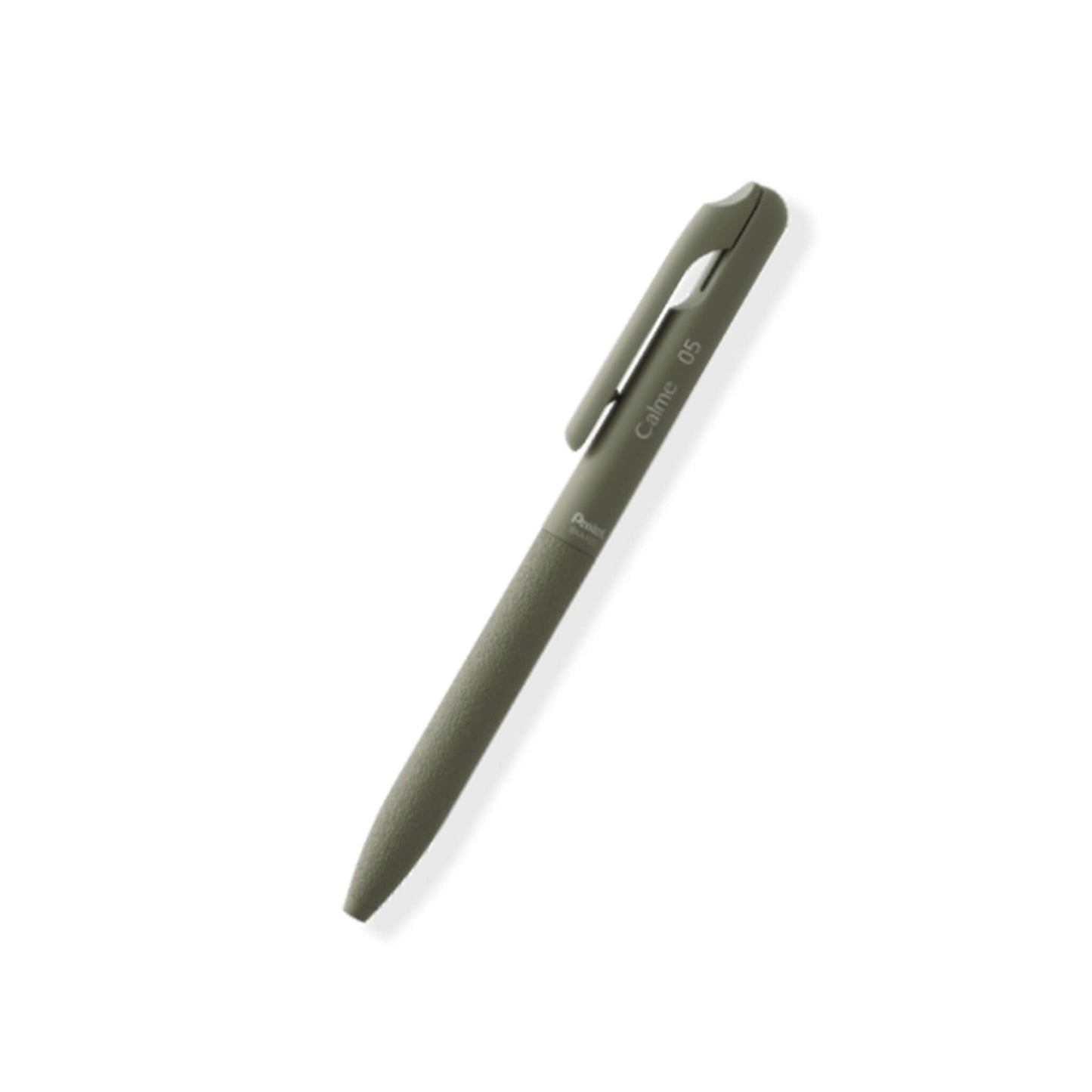 Pentel Calme Ballpoint Pen 0.5mm Black Ink - Khaki - Ballpoint Pens