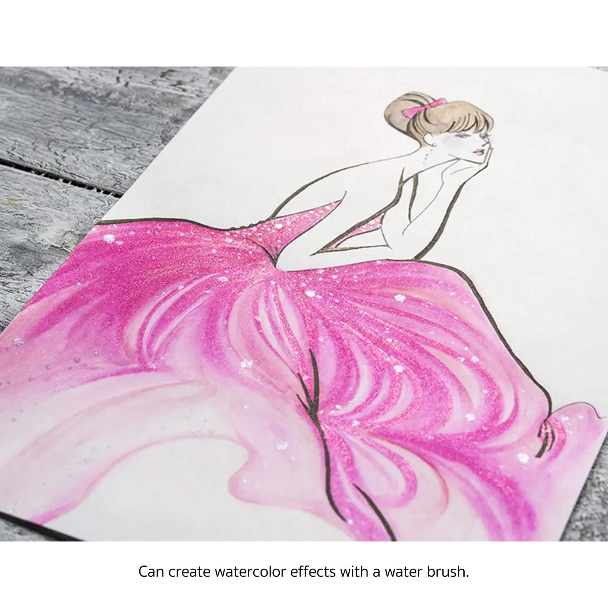 Pentel Dual Metallic Brush - Set of 8 - Brush Pens