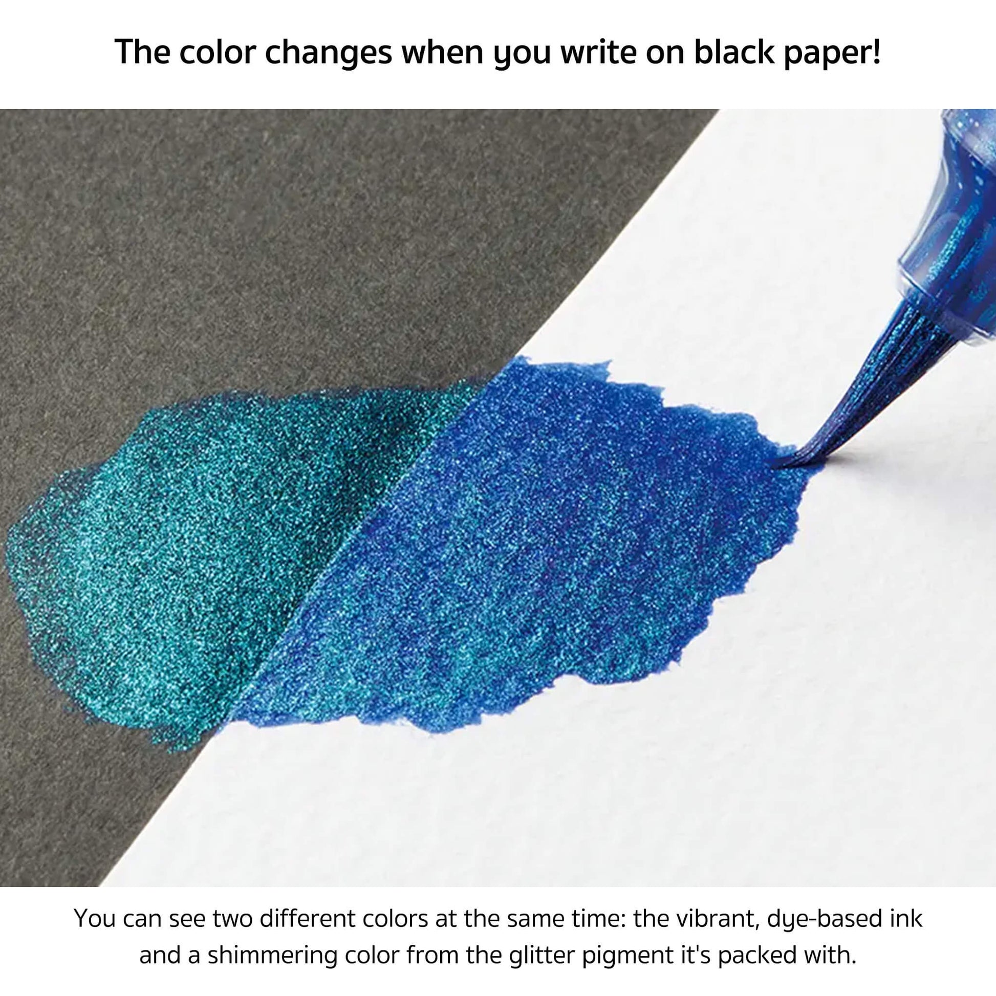 Pentel Dual Metallic Brush - Set of 8 - Brush Pens