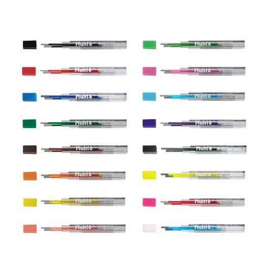 Pentel Multi 8 Colored Pencil Replacement Refill - Black - Pencil Leads