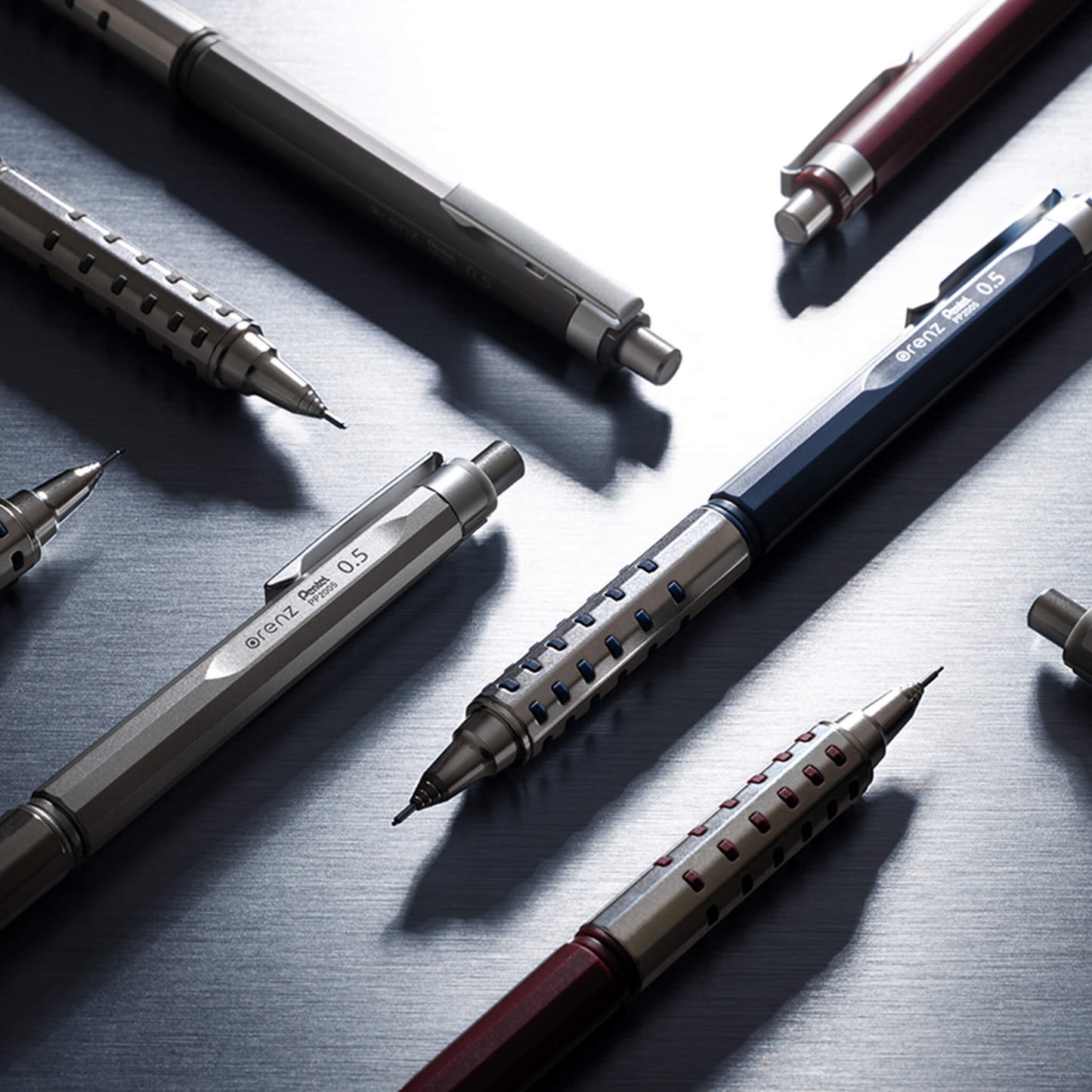 Pentel Orenz AT Dual Grip Mechanical Pencil 0.5mm - Dark Blue - Mechanical Pencils