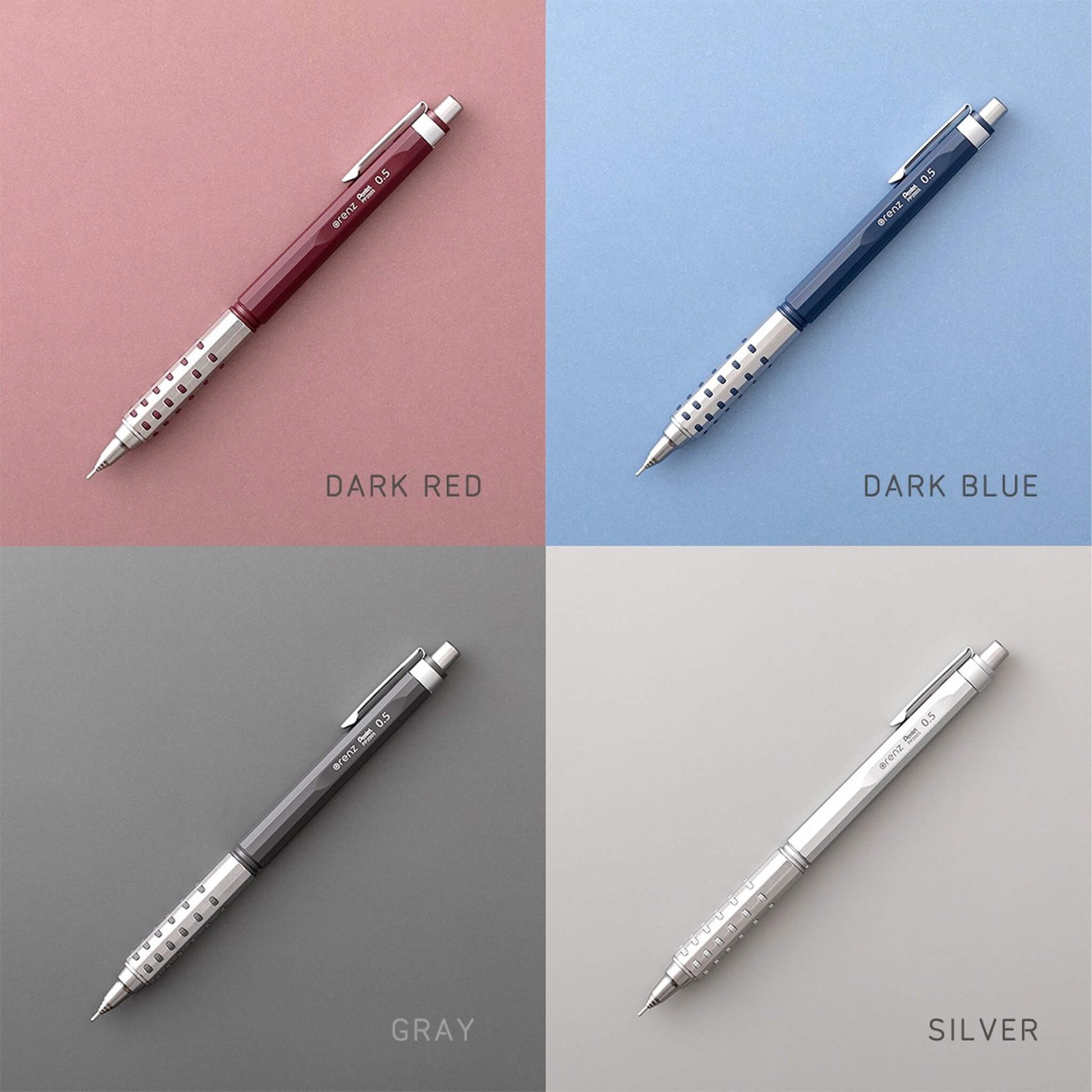 Pentel Orenz AT Dual Grip Mechanical Pencil 0.5mm - Dark Blue - Mechanical Pencils