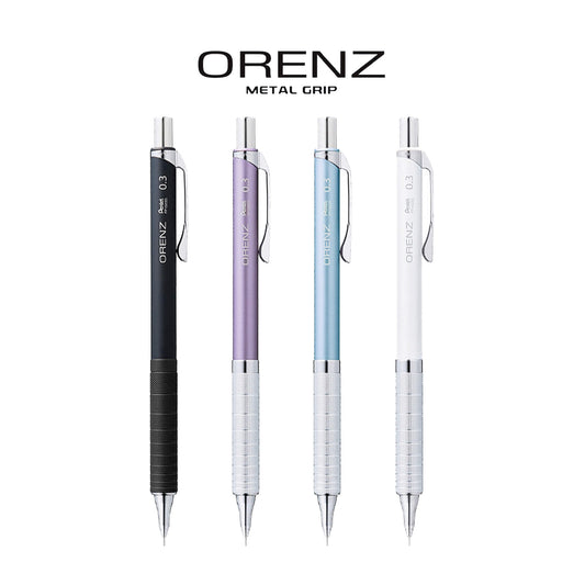 Pentel Orenz Mechanical Pencil Metal Grip Type 0.3mm - Black - Mechanical Pencils