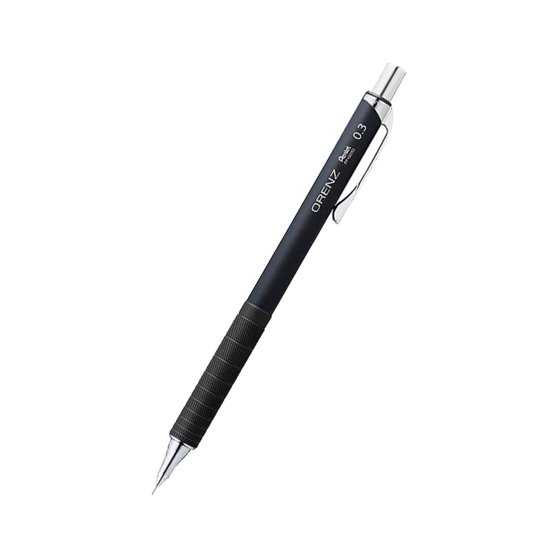 Pentel Orenz Mechanical Pencil Metal Grip Type 0.3mm - Black - Mechanical Pencils