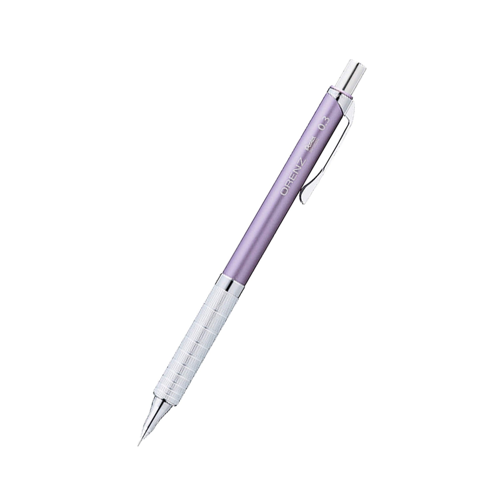 Pentel Orenz Mechanical Pencil Metal Grip Type 0.3mm - Light Purple - Mechanical Pencils