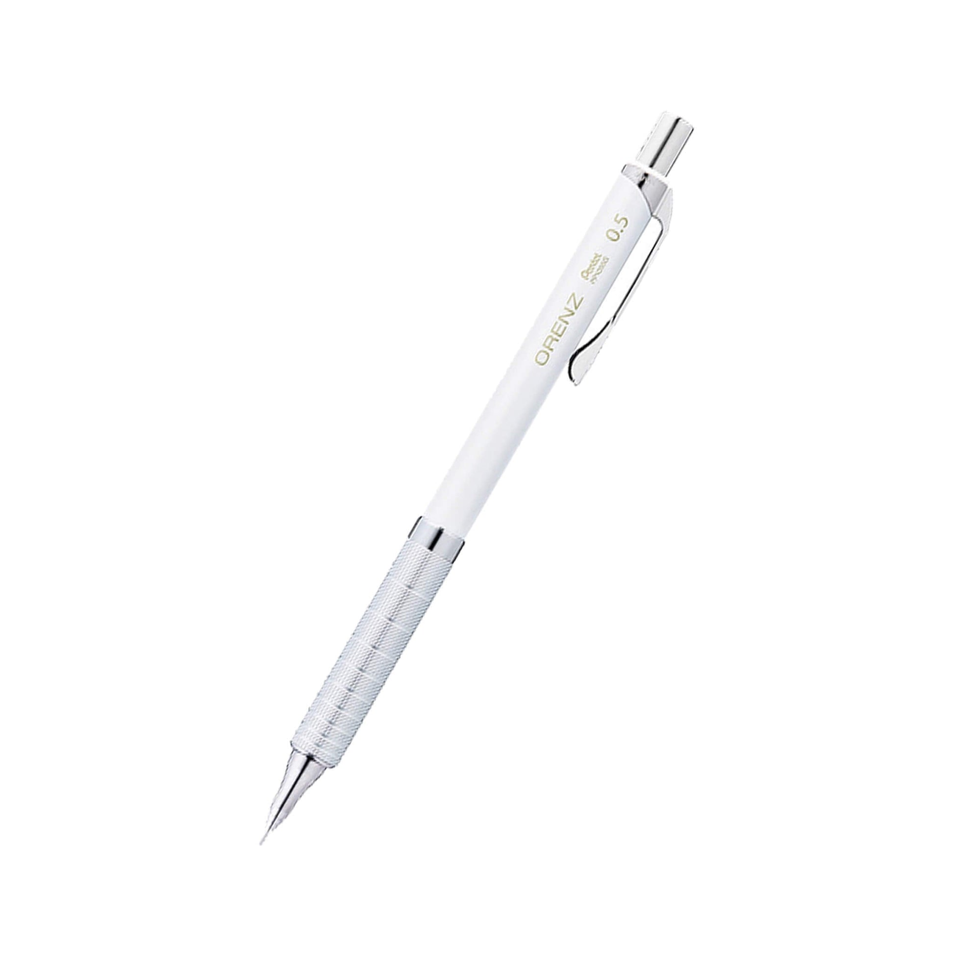 Pentel Orenz Mechanical Pencil Metal Grip Type 0.5mm - White - Mechanical Pencils