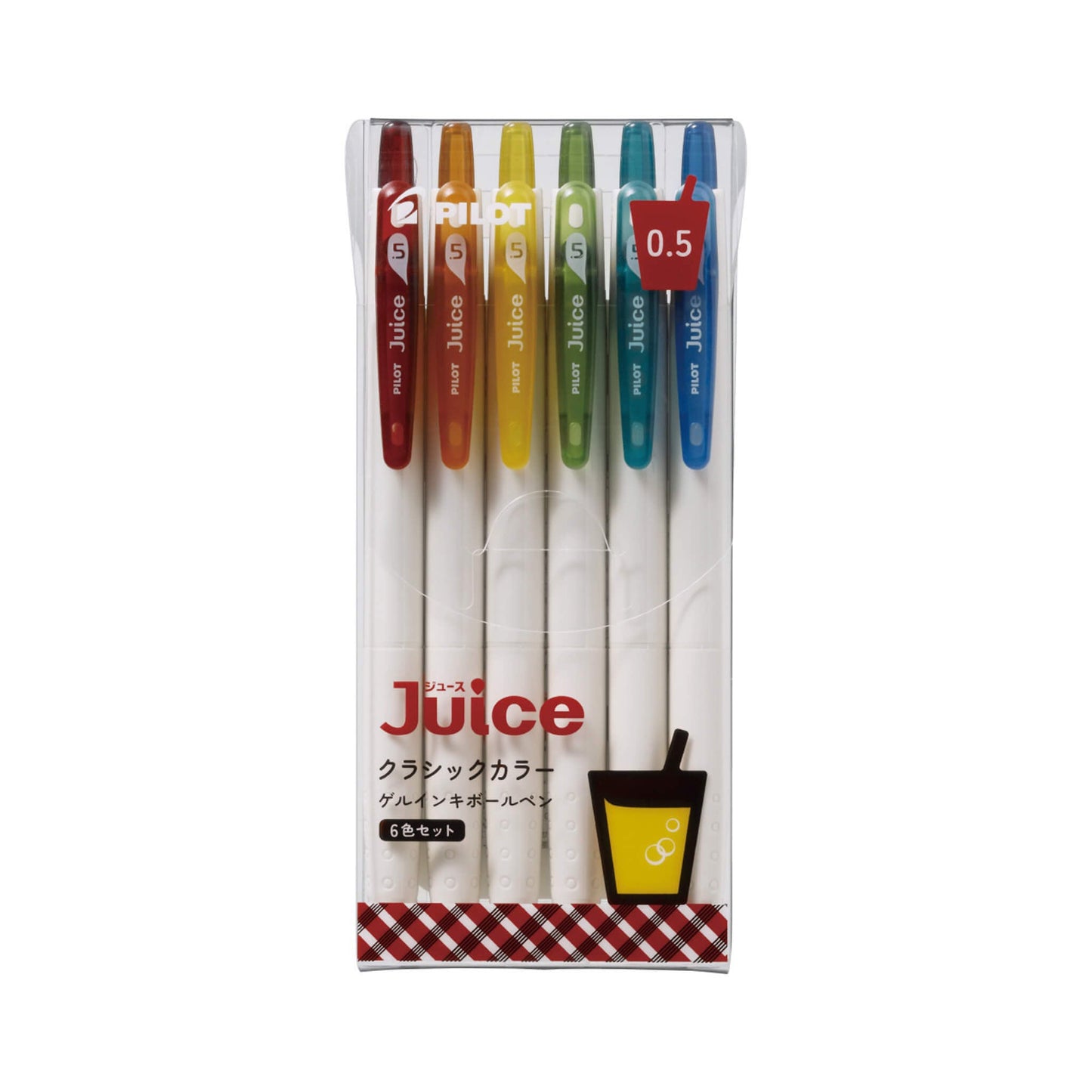 Pilot Juice Gel Pen Classic Color 0.5mm - 6 - Color Set - Gel & Rollerball Pens
