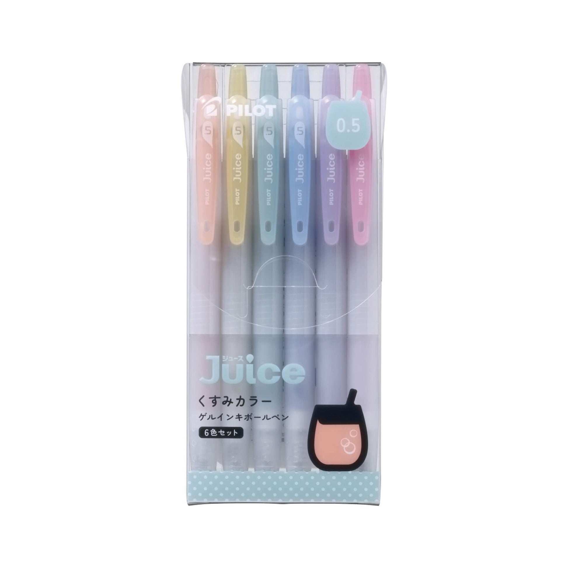 Pilot Juice Gel Pen Dusty Color 0.5mm - 6 - Color Set - Gel & Rollerball Pens