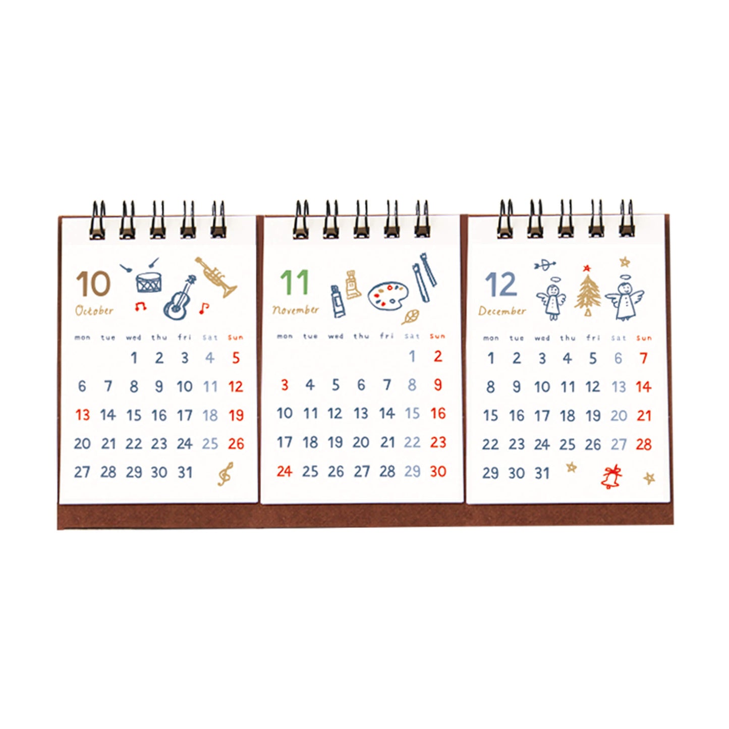 Ryu - Ryu 2025 3 - Month Desk Calendar Illustration - Calendars