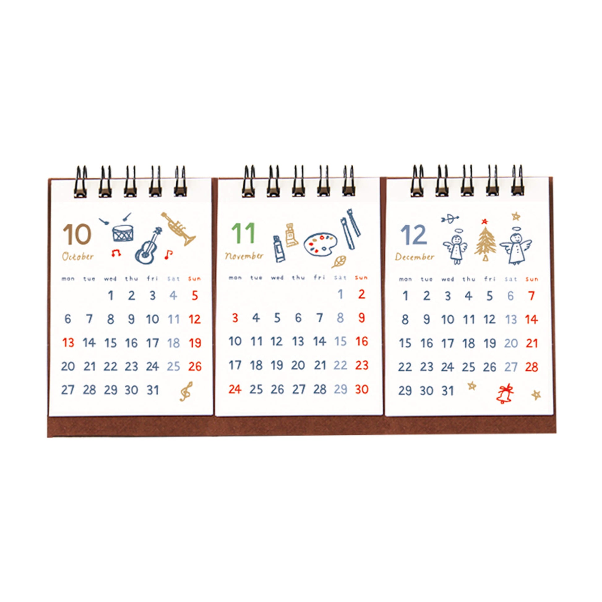 Ryu - Ryu 2025 3 - Month Desk Calendar Illustration - Calendars