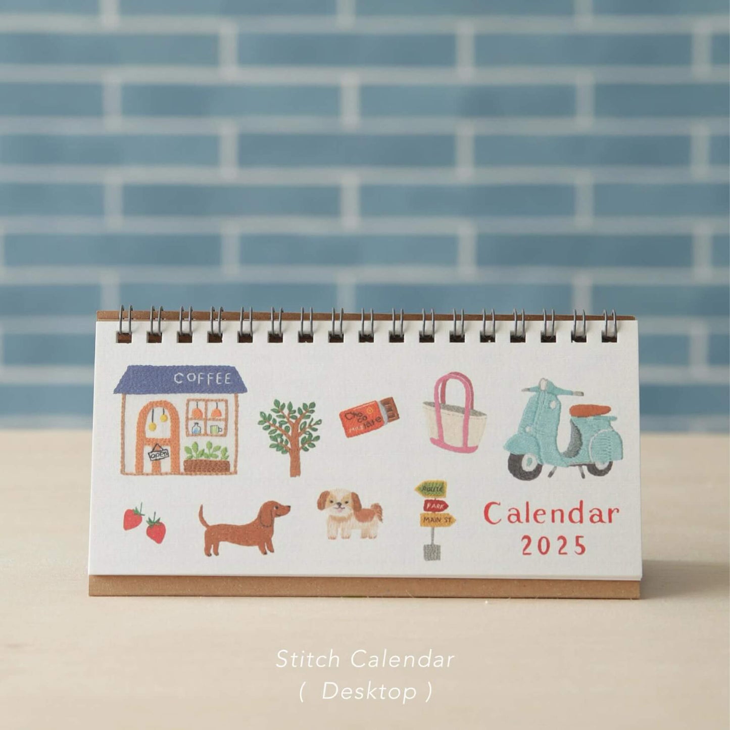 Ryu - Ryu 2025 Embroidery Desk Calendar - Calendars