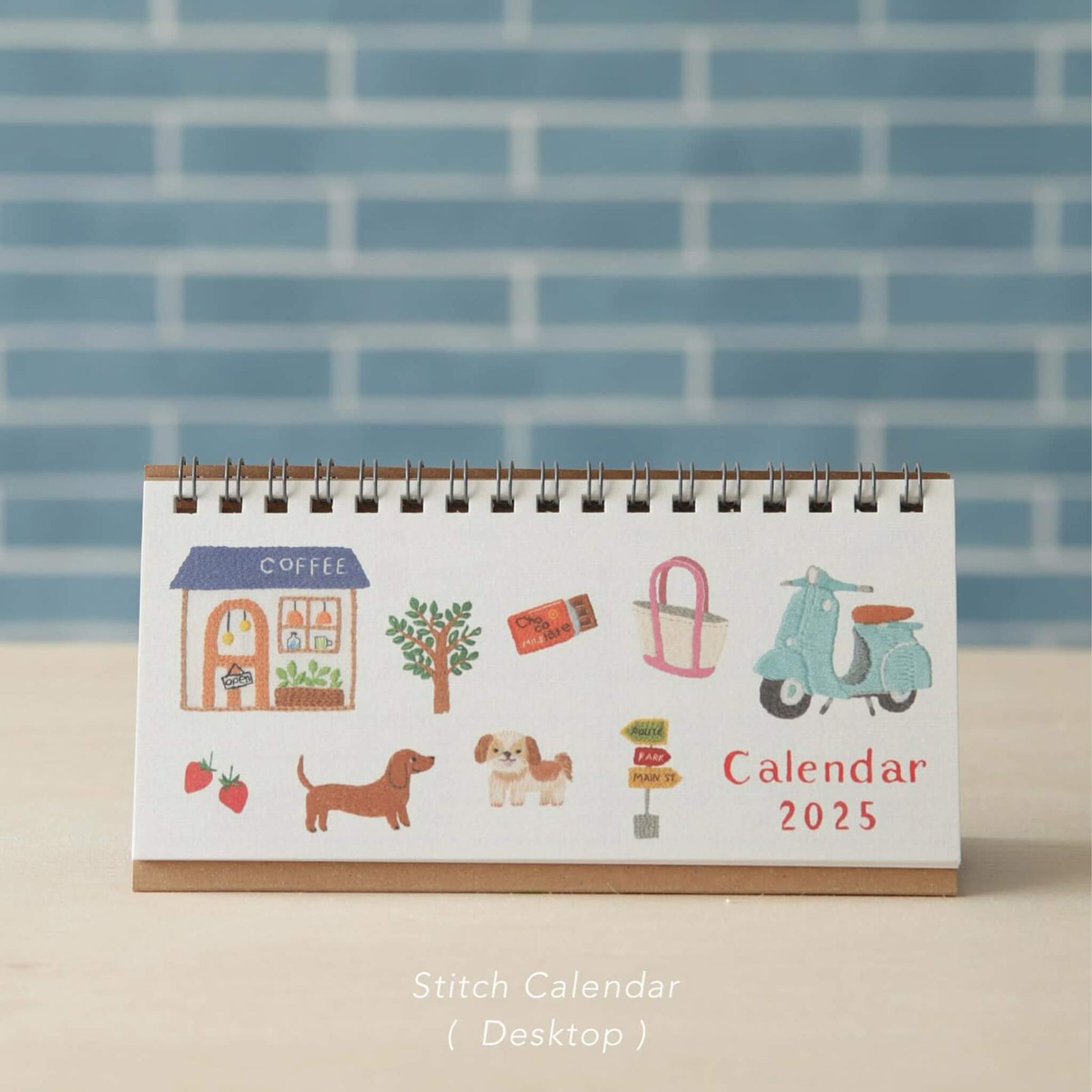 Ryu - Ryu 2025 Embroidery Desk Calendar - Calendars