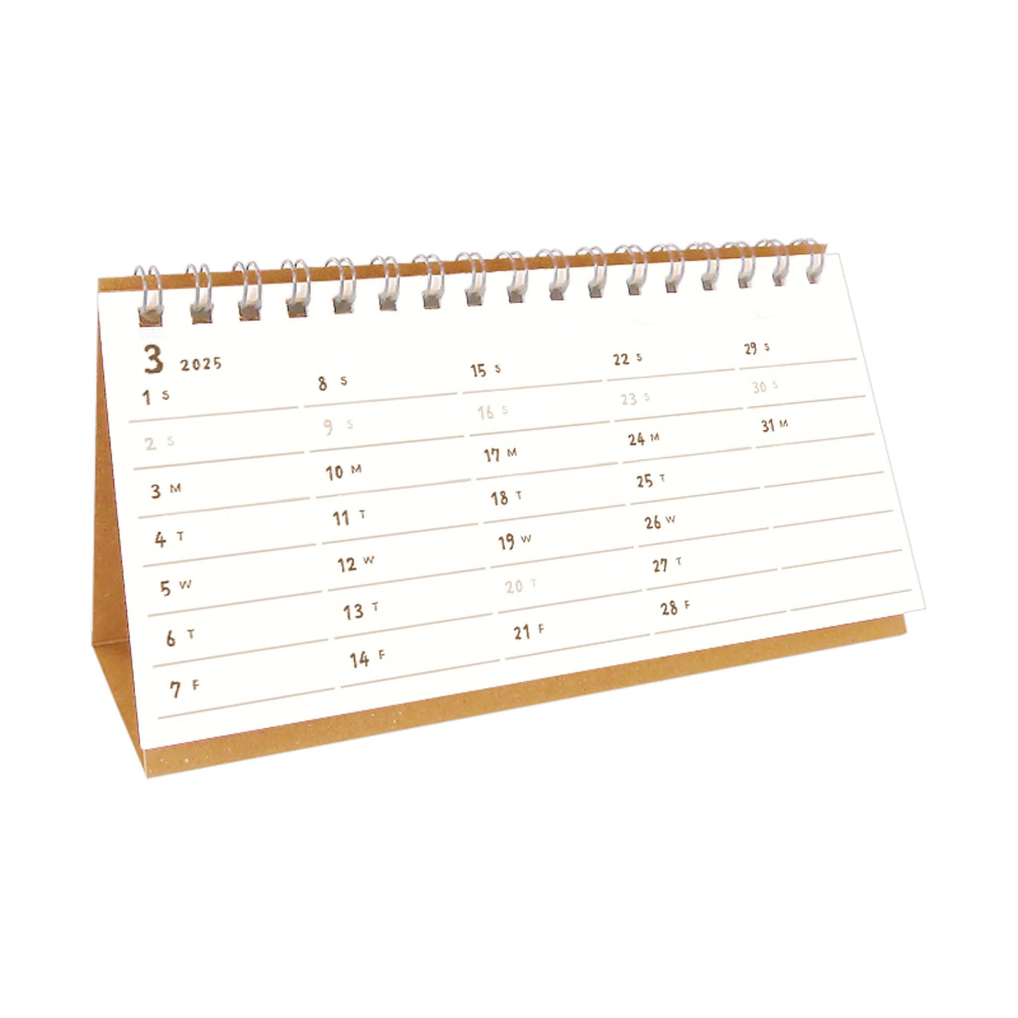Ryu - Ryu 2025 Embroidery Desk Calendar - Calendars