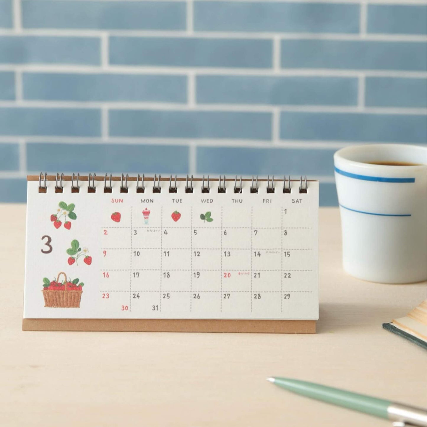Ryu - Ryu 2025 Embroidery Desk Calendar - Calendars