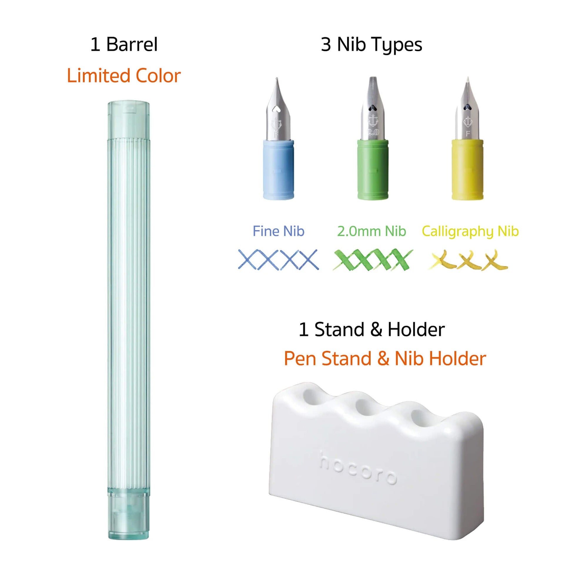 Sailor Hocoro Dip Pen Limited Trial Set - Dip Pens