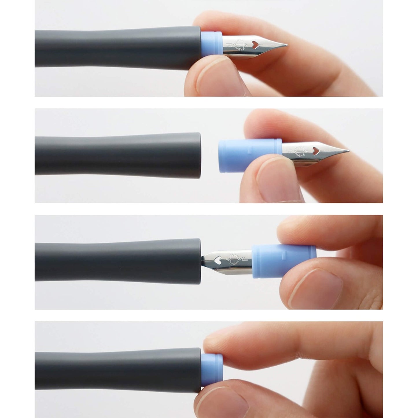 Sailor Hocoro Dip Pen with Fountain Pen Nib - Medium Nib - White - Dip Pens