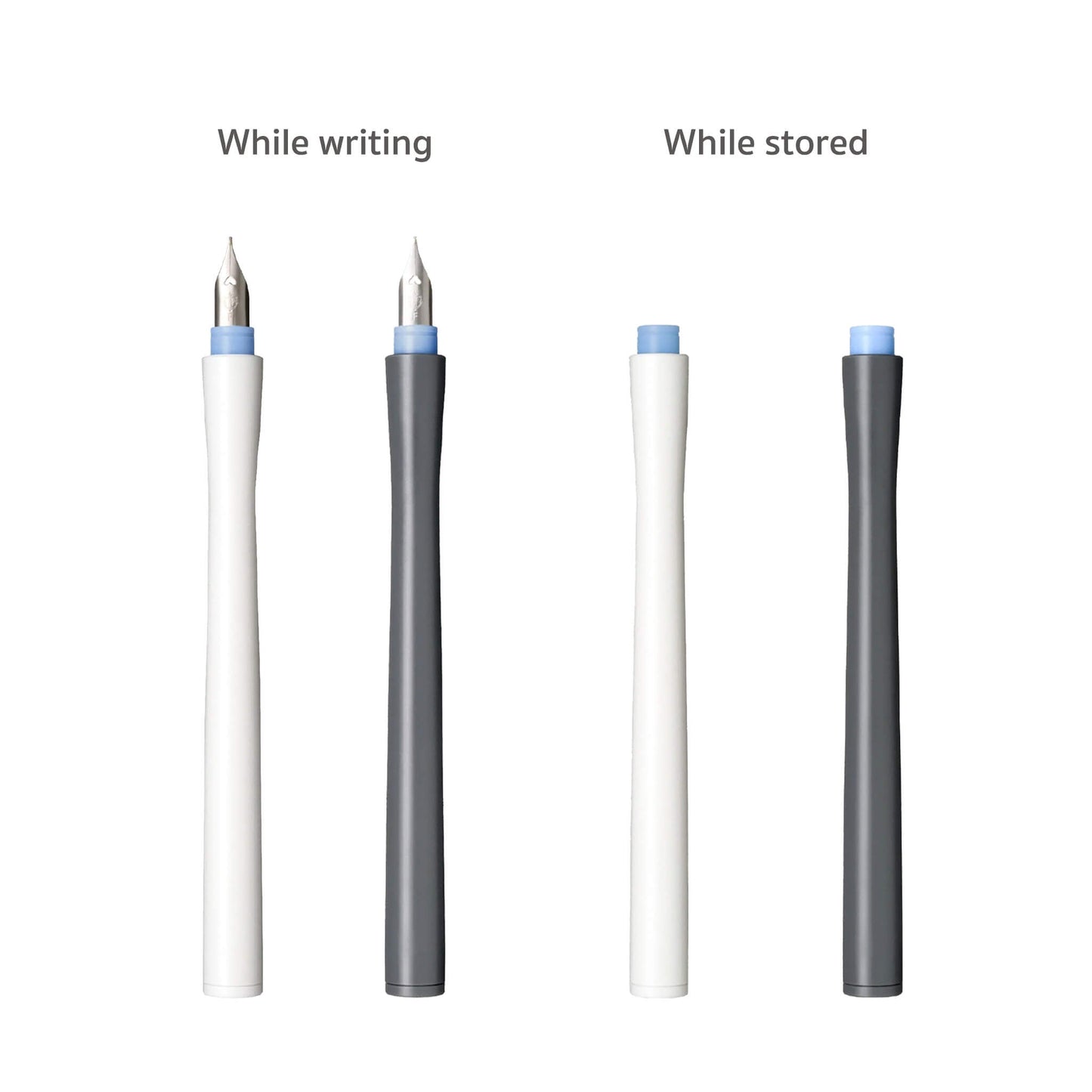 Sailor Hocoro Dip Pen with Fountain Pen Nib - Medium Nib - White - Dip Pens