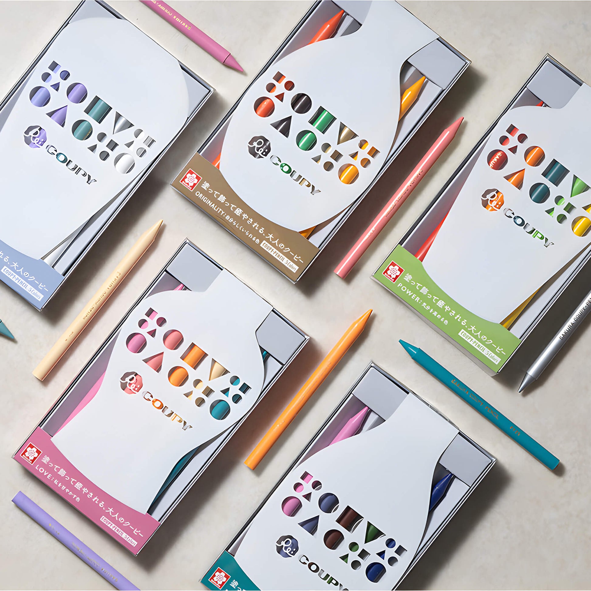 Sakura Re:COUPY Colored Pencil 5 - Color Set - Originality - Colored Pencils