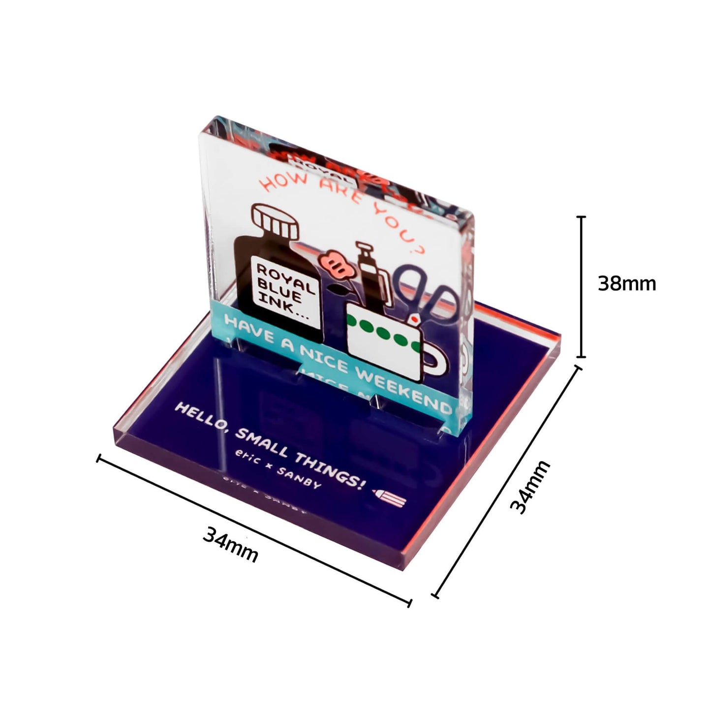 SANBY × Eric Small Things Acrylic Stand Stamp - Ink - Rubber Stamps