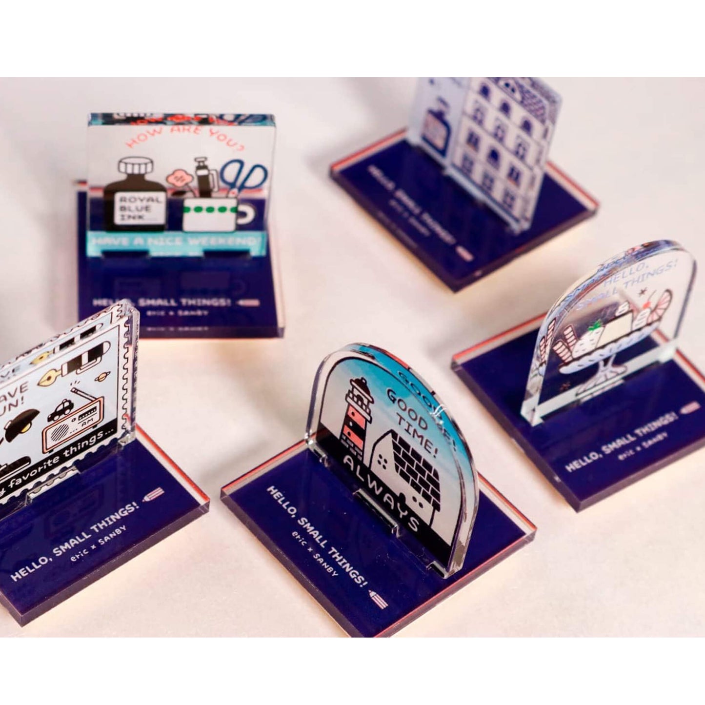 SANBY × Eric Small Things Acrylic Stand Stamp - Ink - Rubber Stamps