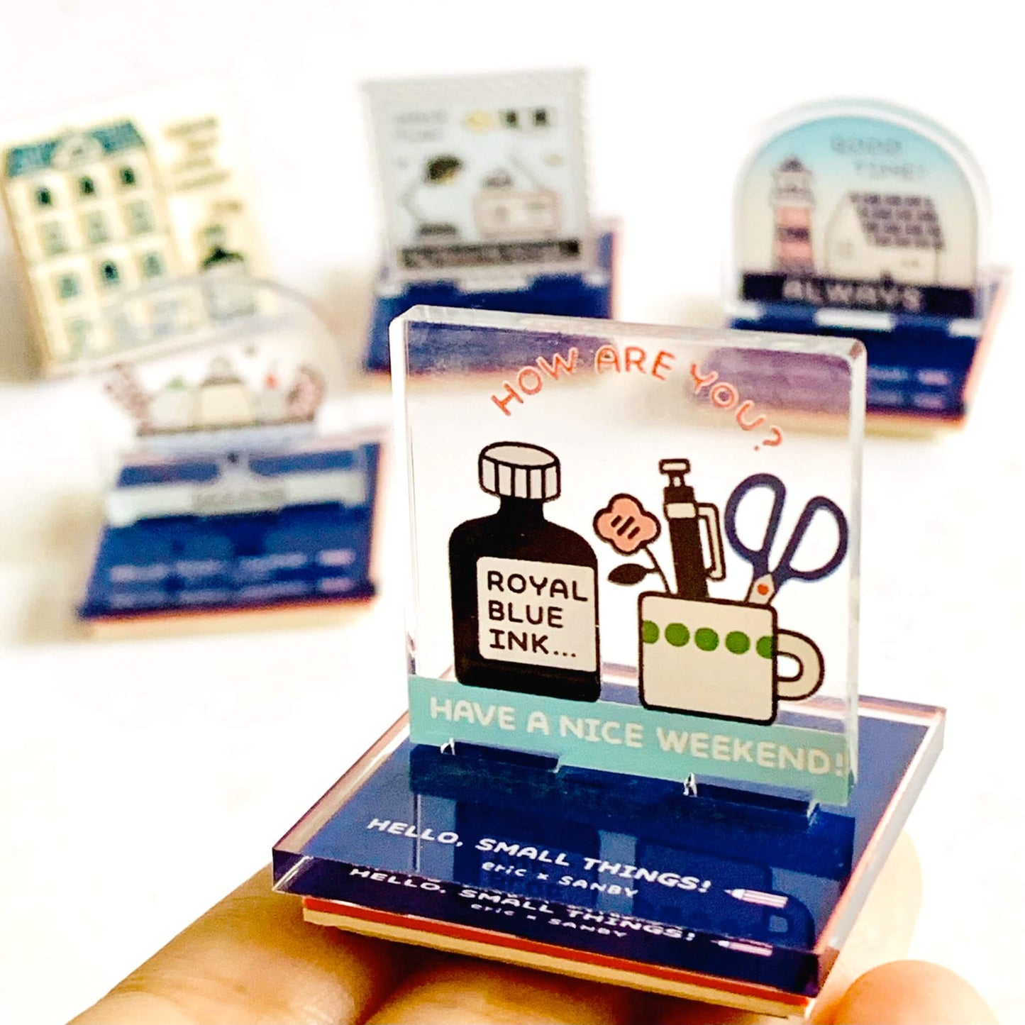 SANBY × Eric Small Things Acrylic Stand Stamp - Ink - Rubber Stamps