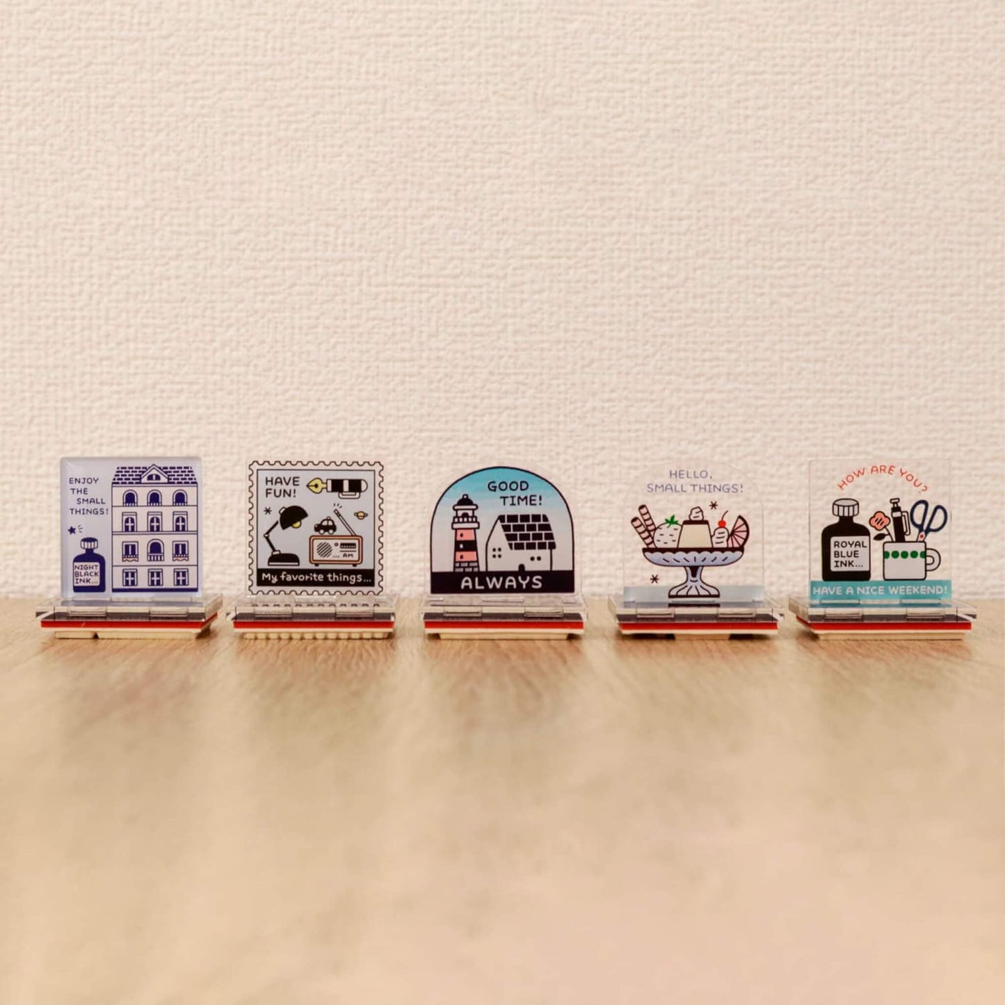 SANBY × Eric Small Things Acrylic Stand Stamp - Ink - Rubber Stamps