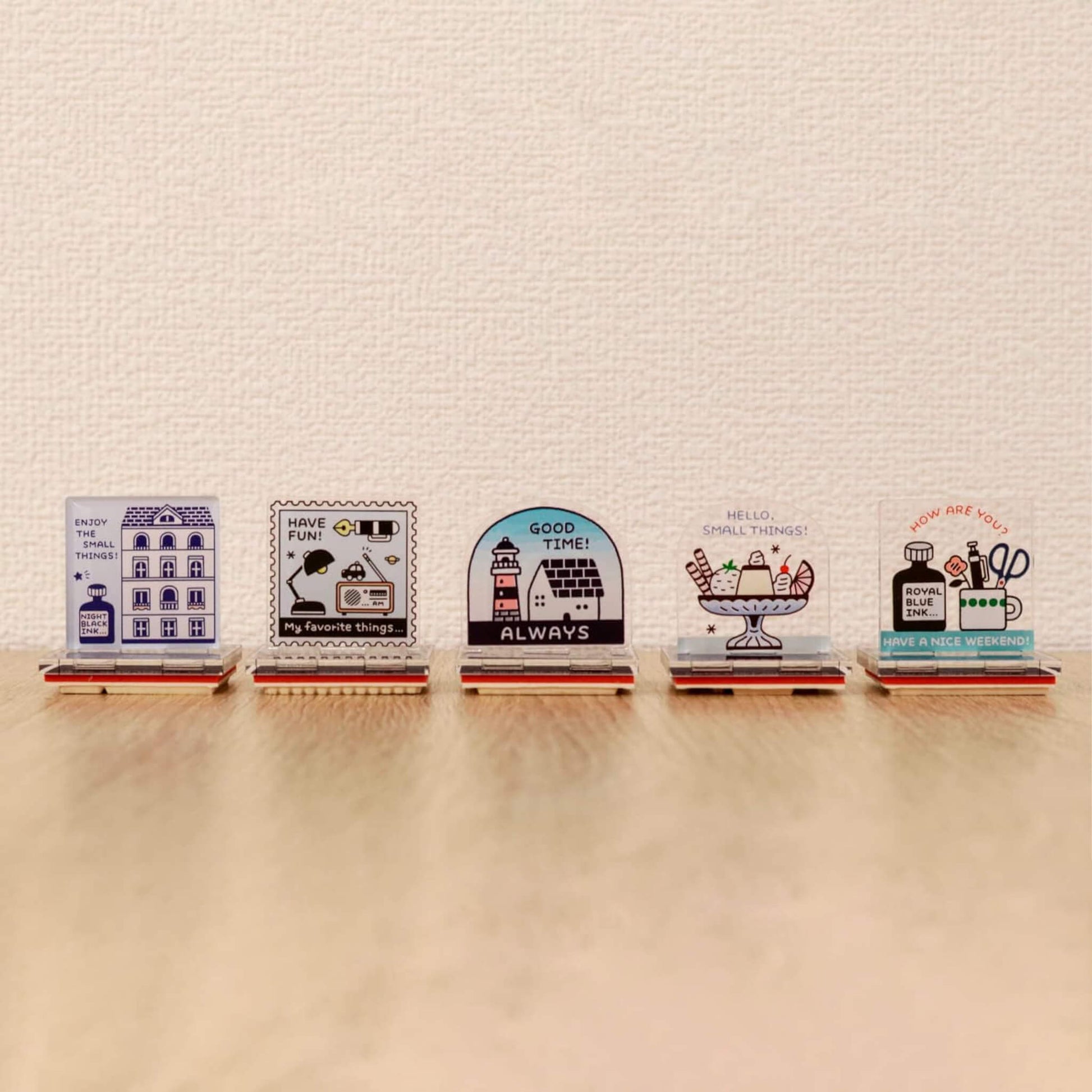 SANBY × Eric Small Things Acrylic Stand Stamp - Ink - Rubber Stamps