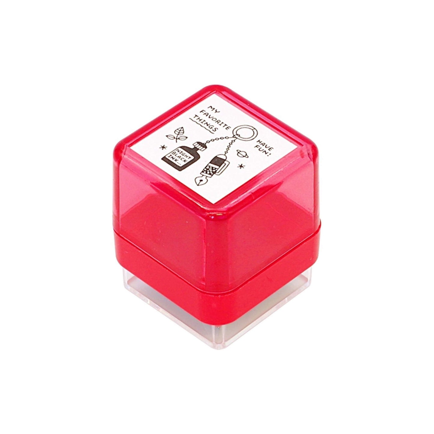 SANBY × Eric Small Things Pre - inked Stamp - Key Ring - Pre - inked Stamps