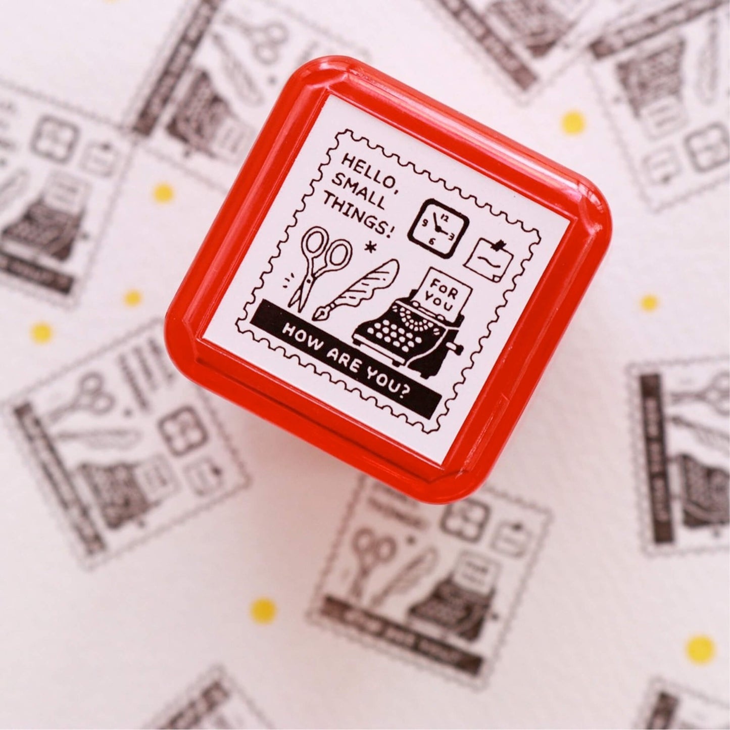 SANBY × Eric Small Things Pre - inked Stamp - Postal Stamp - Pre - inked Stamps