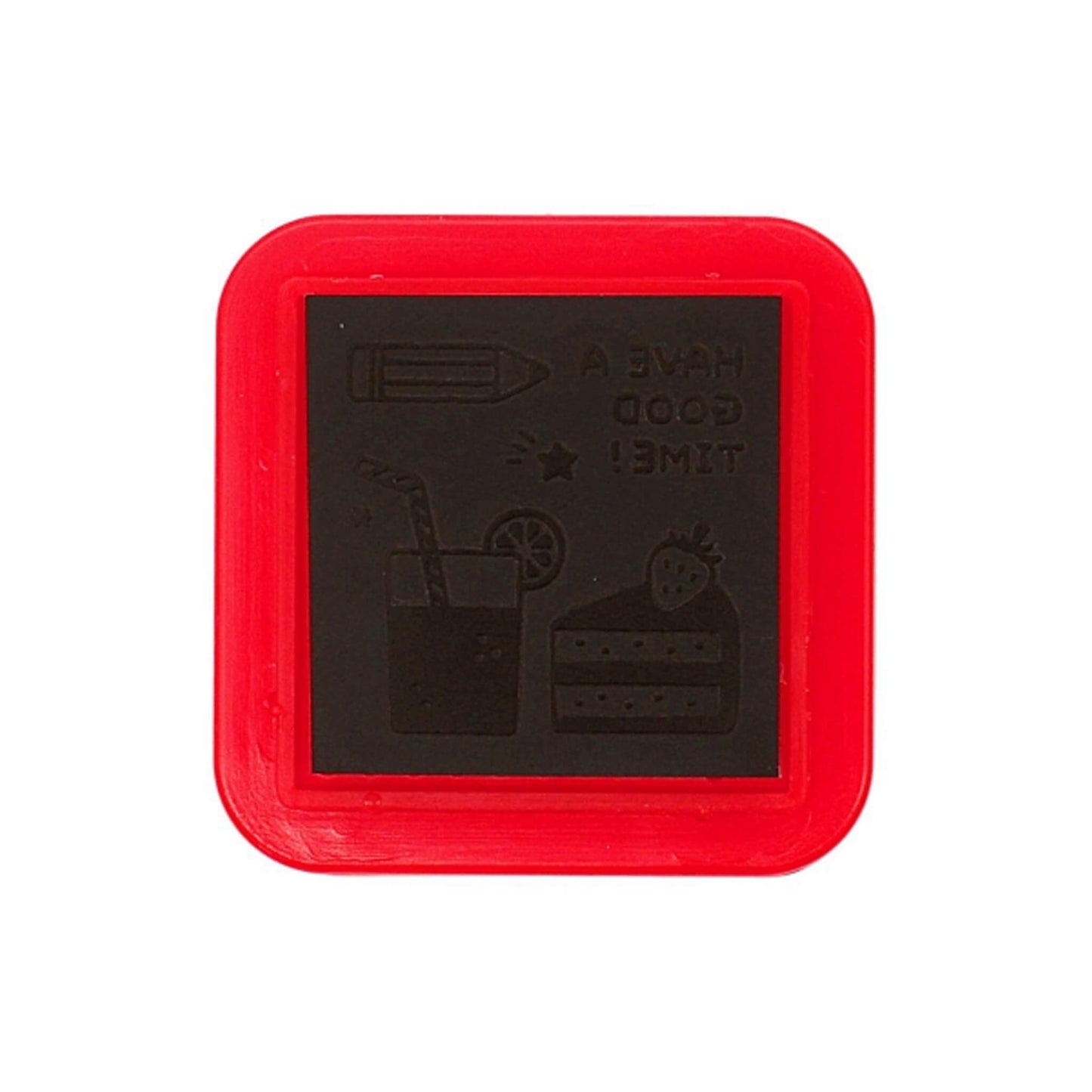 SANBY × Eric Small Things Pre - inked Stamp - Tea Time - Pre - inked Stamps