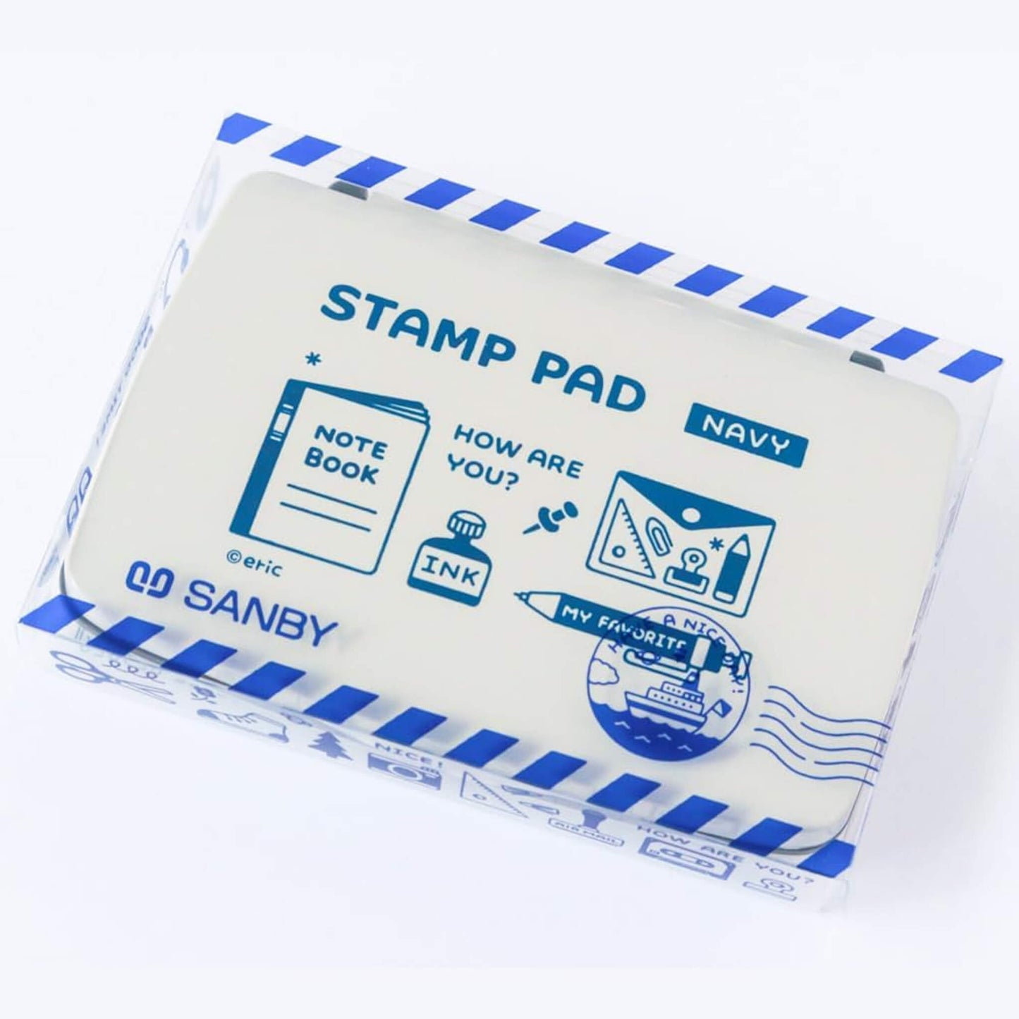 SANBY × Eric Small Things Stamp Pad - Navy - Stamp Ink Pads