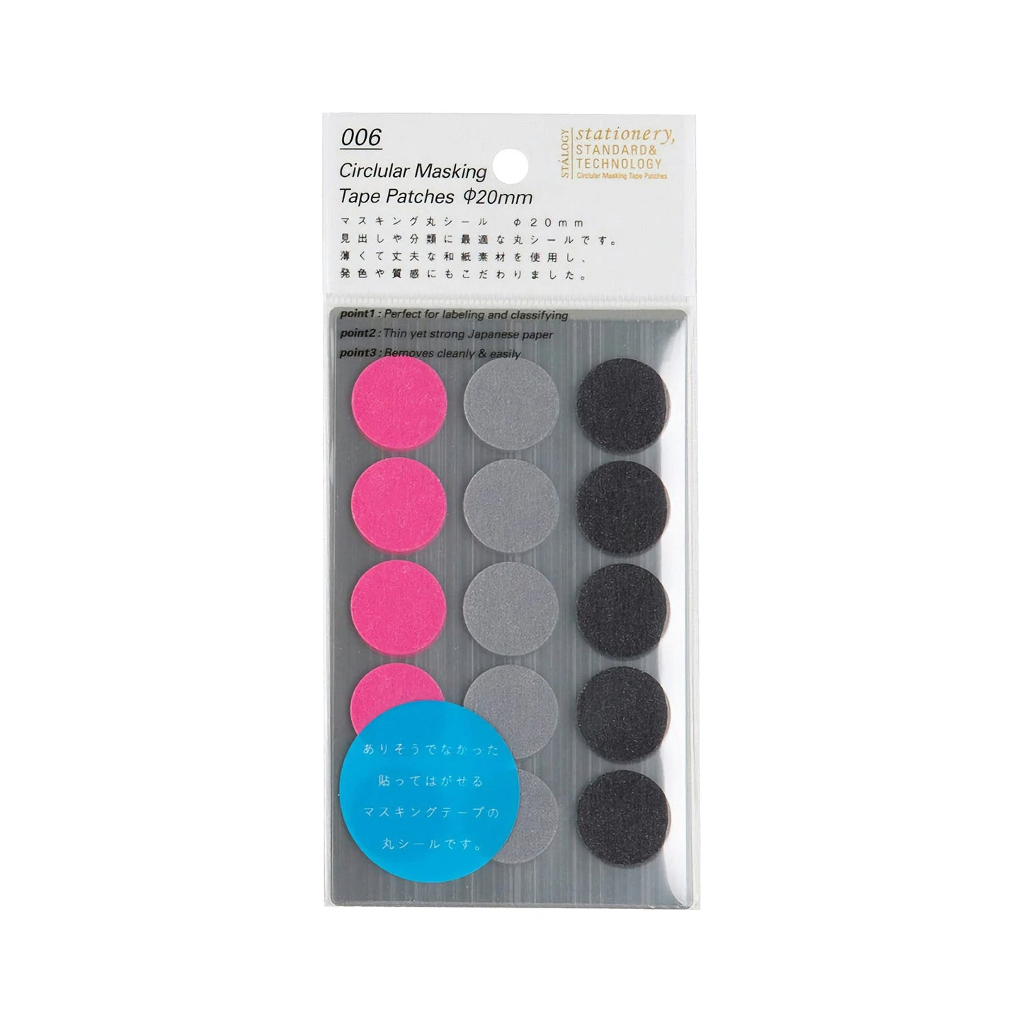 STÁLOGY Circular Masking Patches - Space - 20mm - Sticker Sheets
