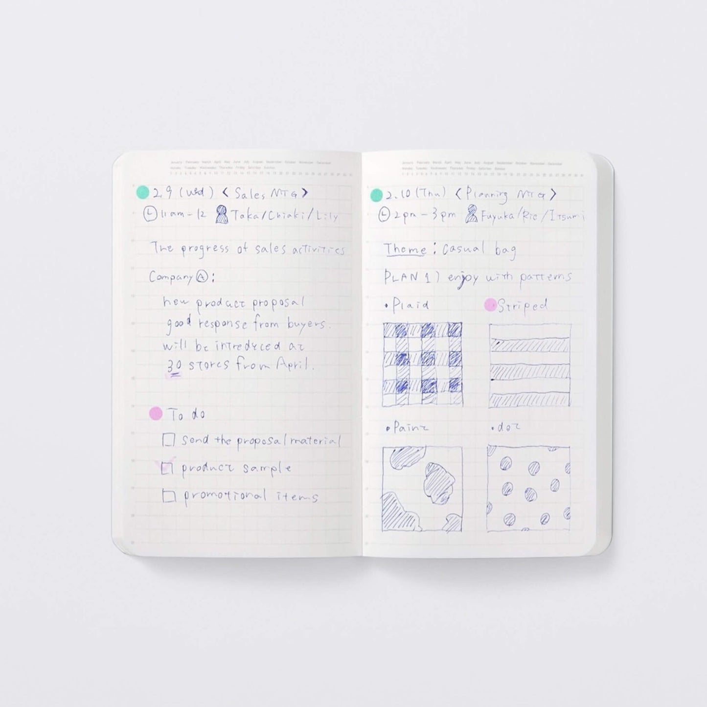 STÁLOGY Editor's Series 365 Days Notebook A6 Slim Black - Notebooks