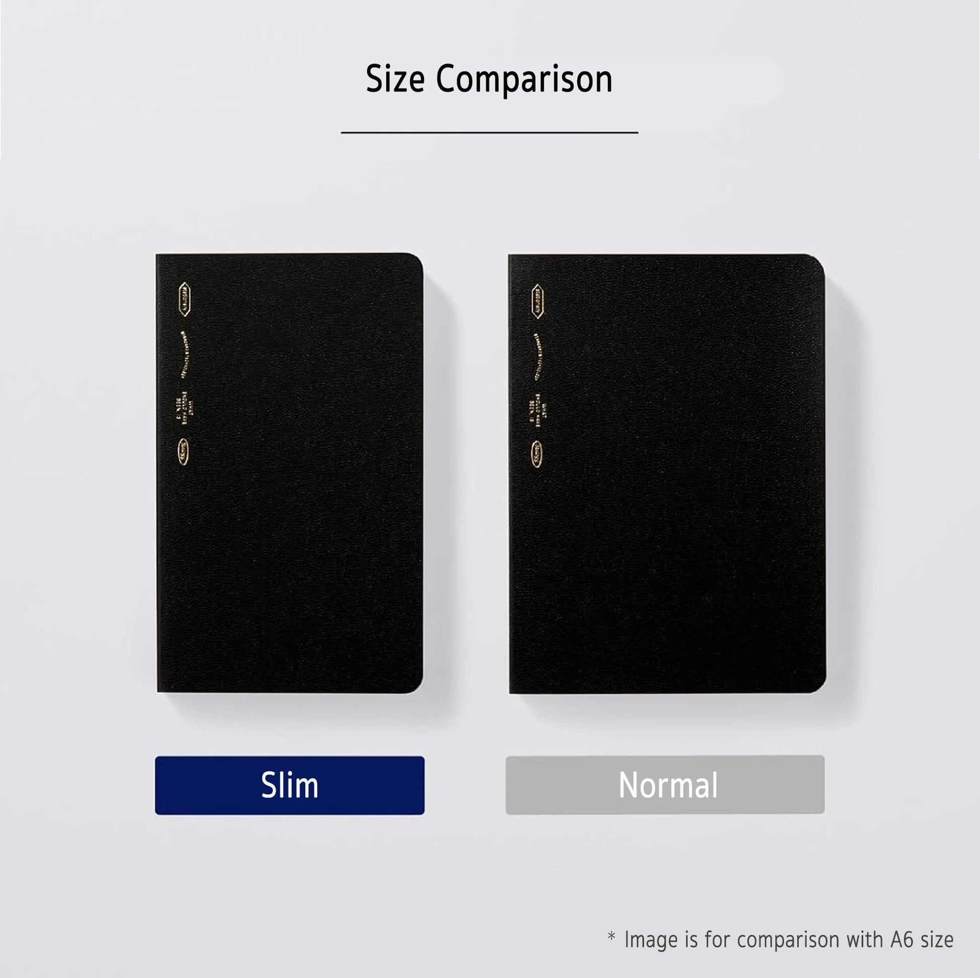 STÁLOGY Editor's Series 365 Days Notebook B6 Slim Black - Notebooks