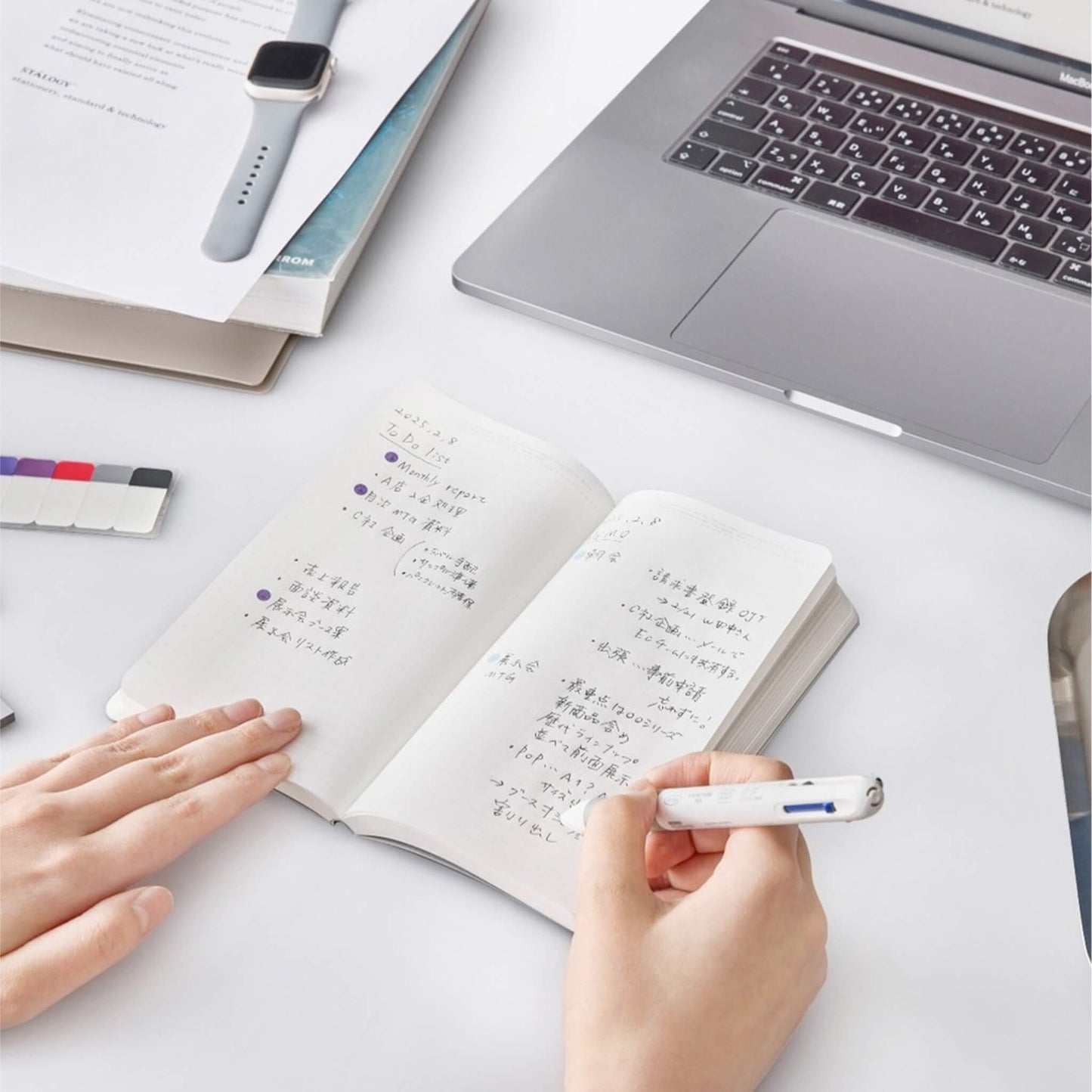 STÁLOGY Editor's Series Half - Year Notebook A6 Slim Black - Notebooks