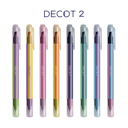 Sun - Star Decot 2 Color - Changing Marker - Blue × Pink - Creative Markers