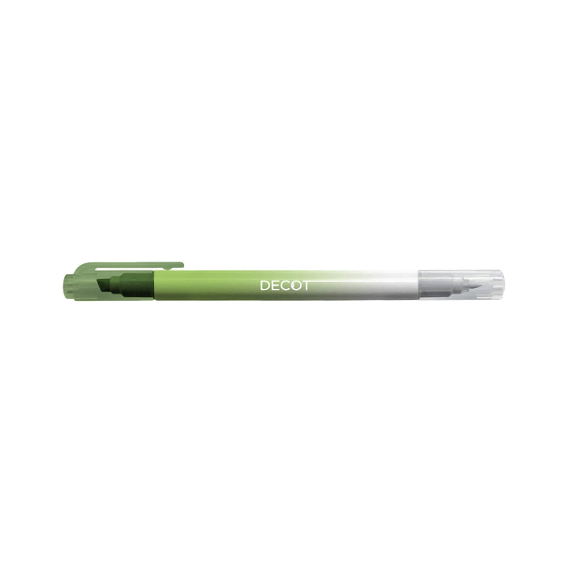Sun - Star Decot 2 White - out Marker - Light Green / White - Creative Markers